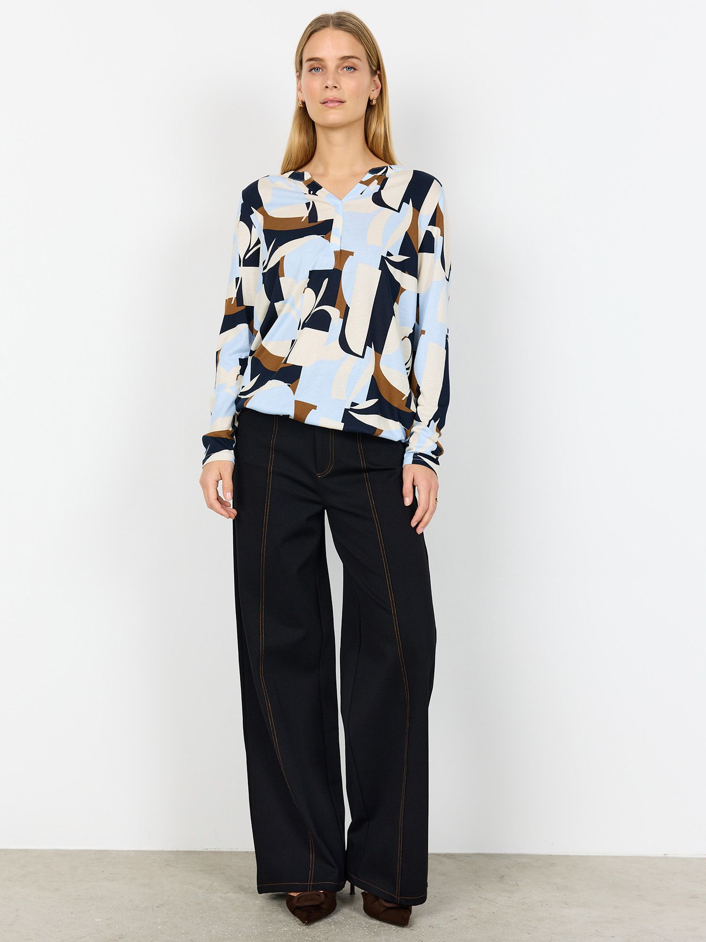 Soyaconcept Shirt Felicity Blauw 00082799-1600