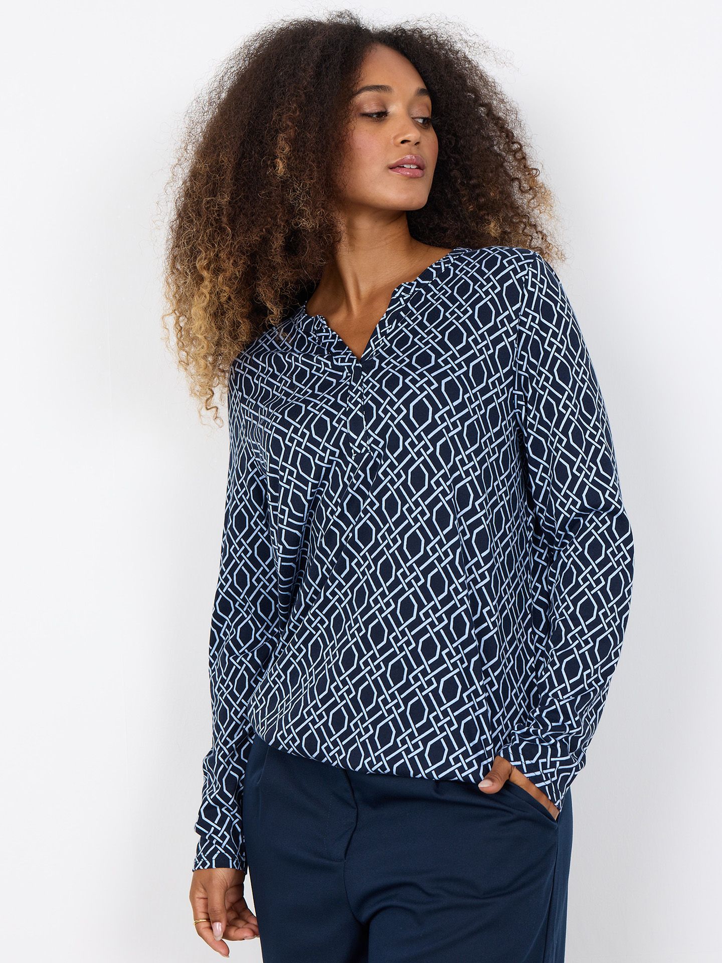 Soyaconcept Shirt Felicity Blauw 00082803-1500