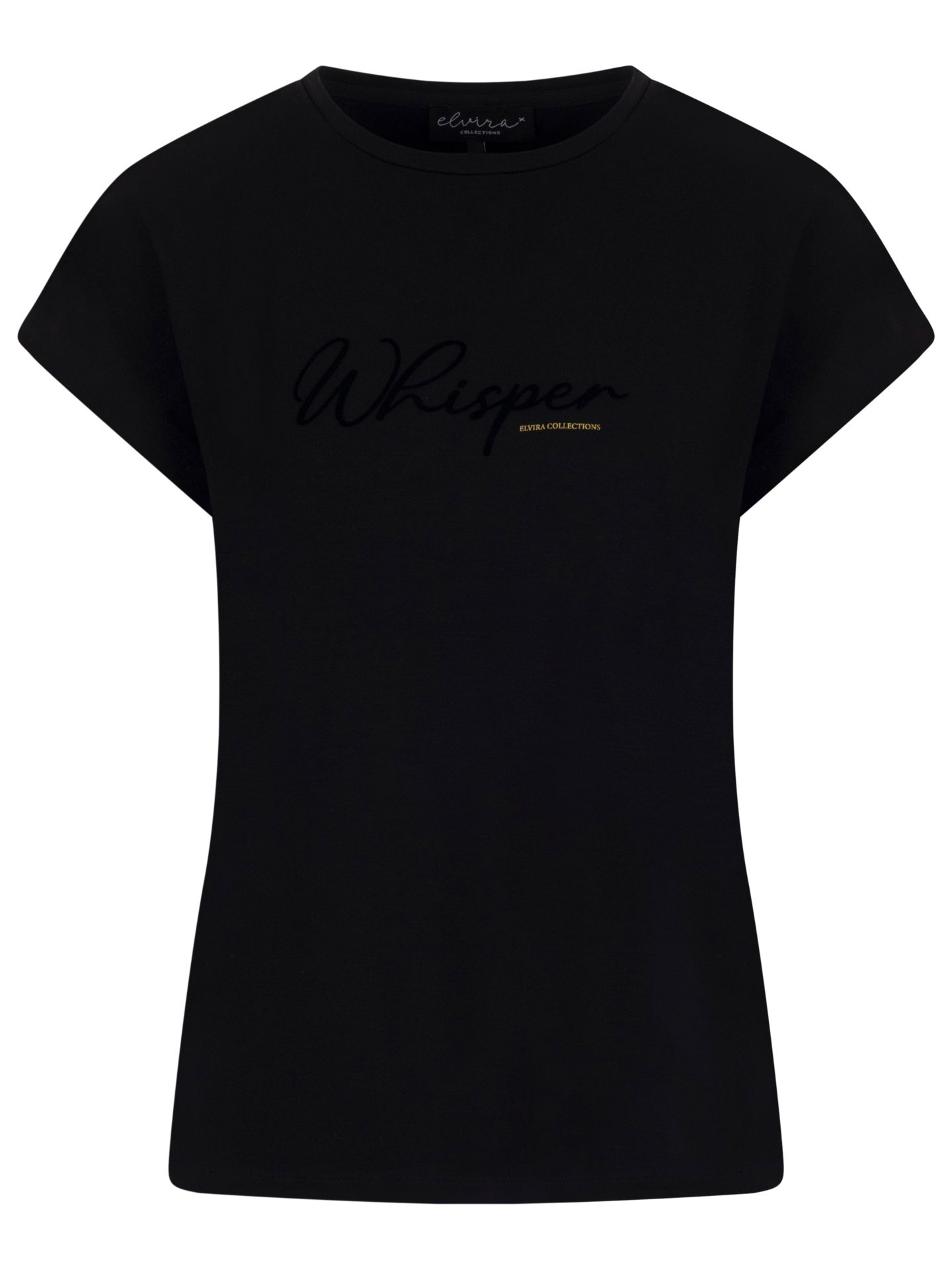 Elvira Collections T-shirt Wisper Zwart 00082807-7500