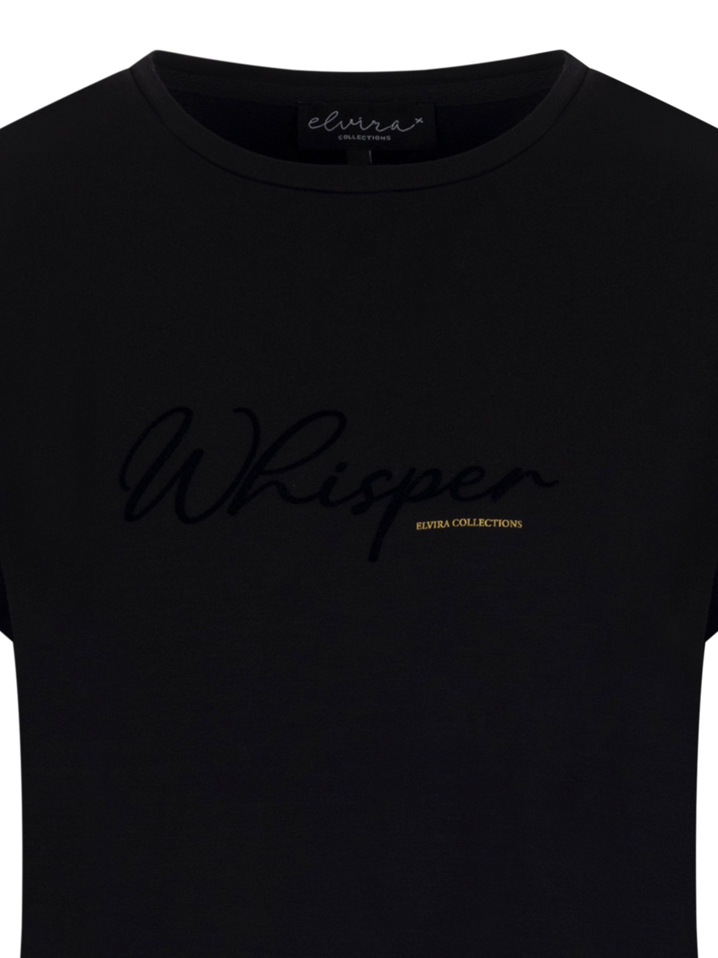 Elvira Collections T-shirt Wisper Zwart 00082807-7500