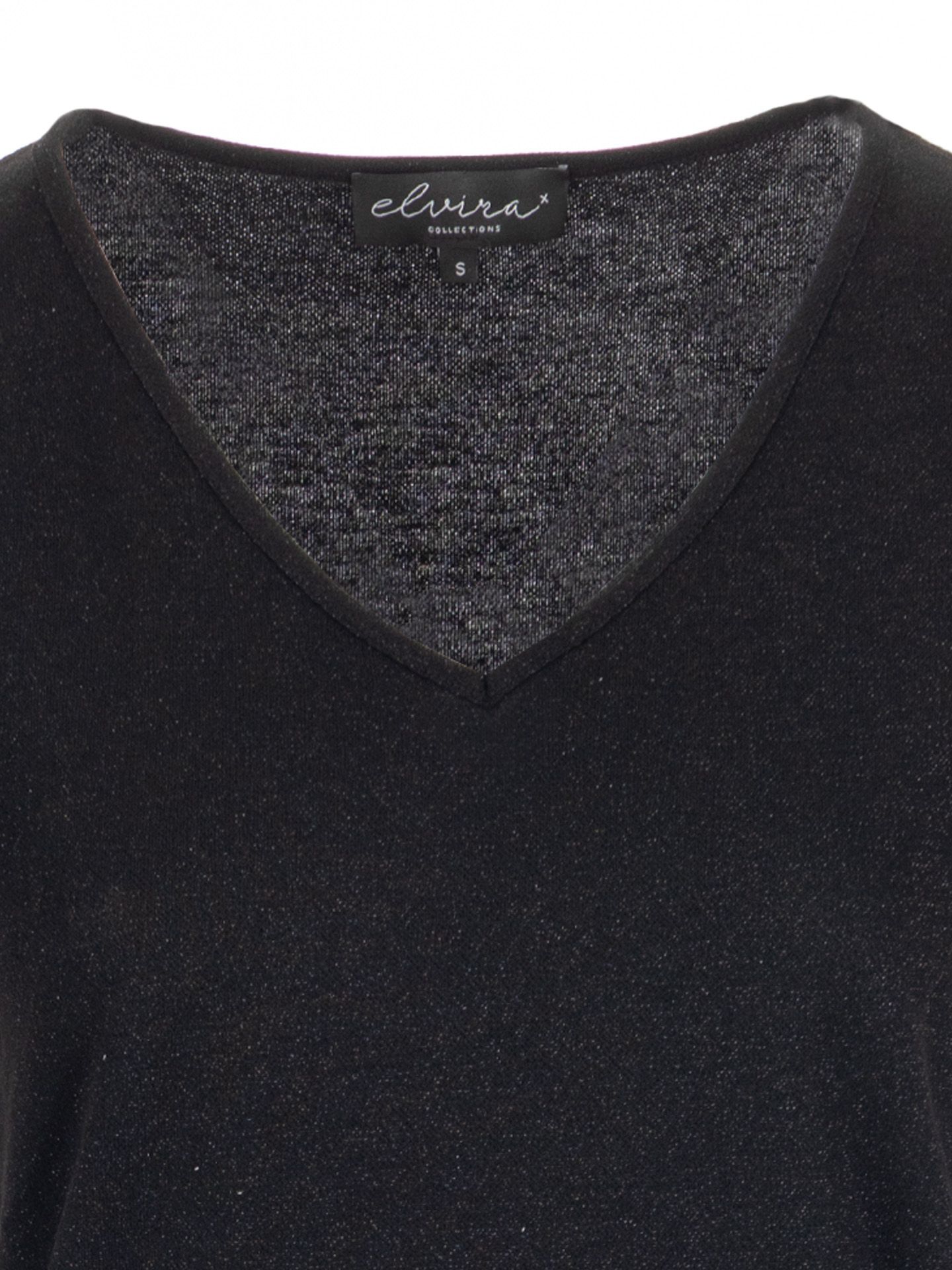 Elvira Collections T-shirt Lelie Zwart 00082825-7500