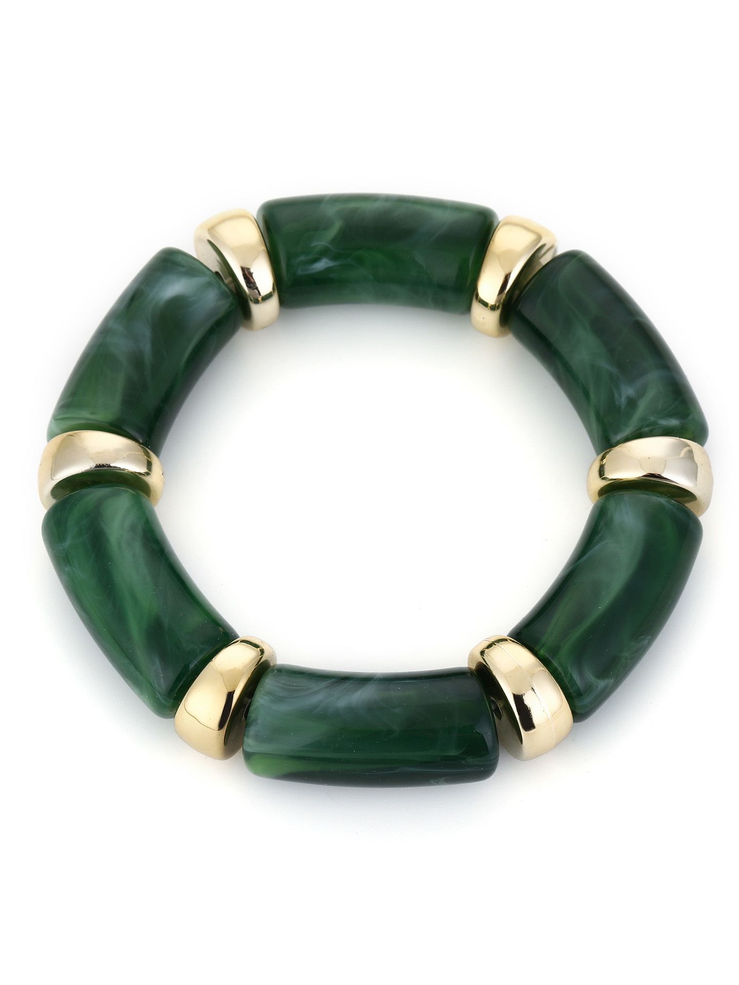Schijvens mode Armband Jade Groen 00082842-6400