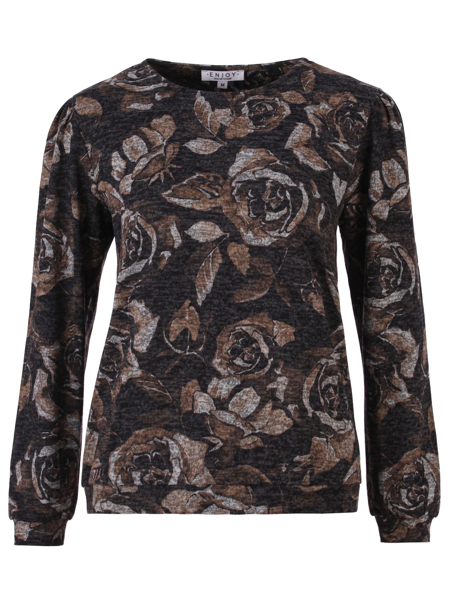 Enjoy Womenswear Shirt Aniek Bruin 00082847-5800
