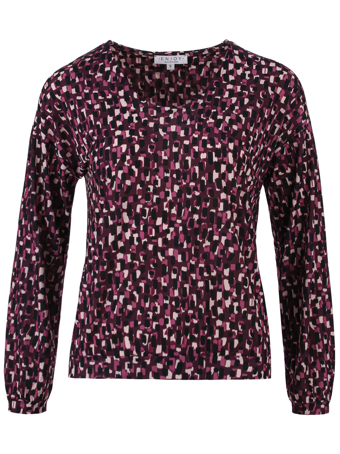 Enjoy Womenswear Shirt Mirjam Paars 2900079064027