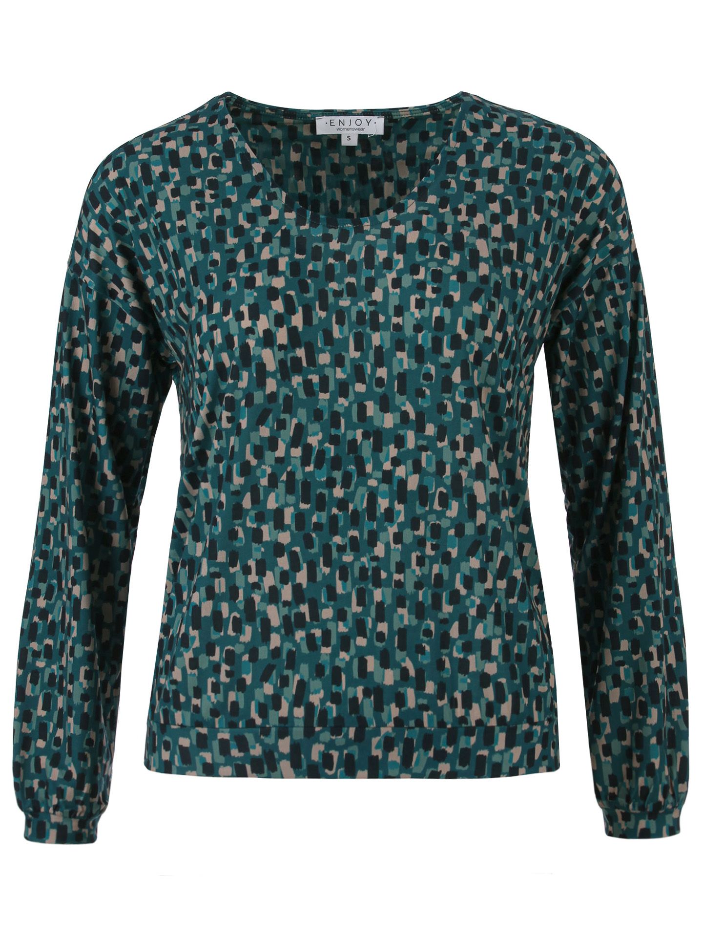 Enjoy Womenswear Shirt Mirjam Groen 2900079065024