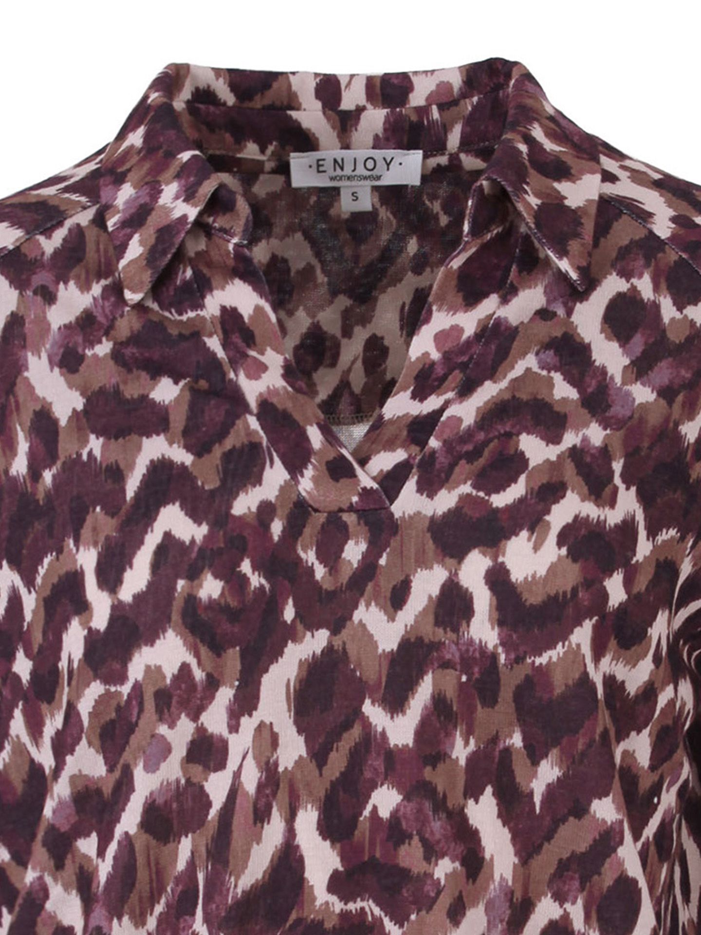 Enjoy Womenswear Shirt Maddy Rood 00082849-3650