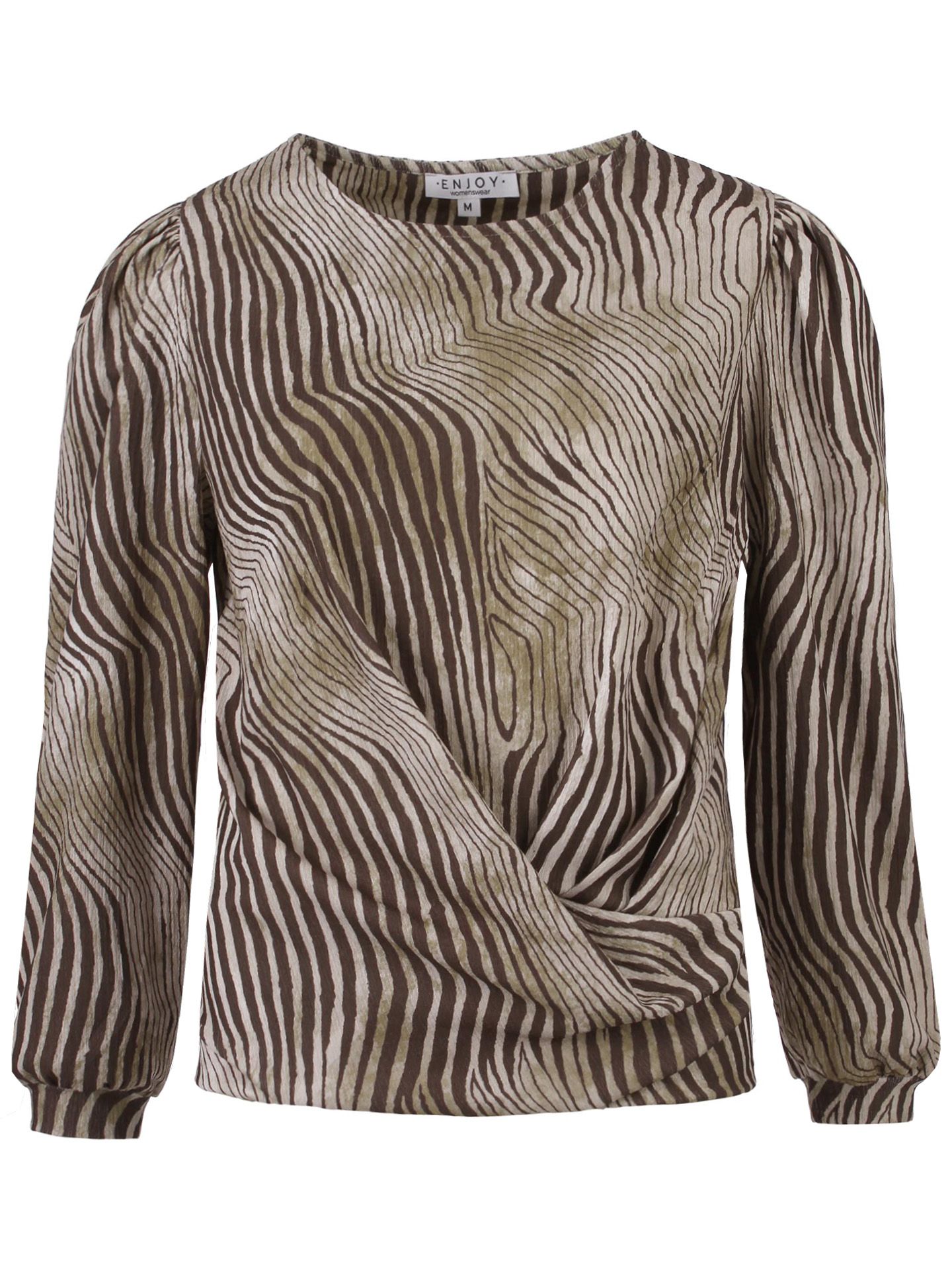 Enjoy Womenswear Blouse Olivia Bruin 00082850-5800