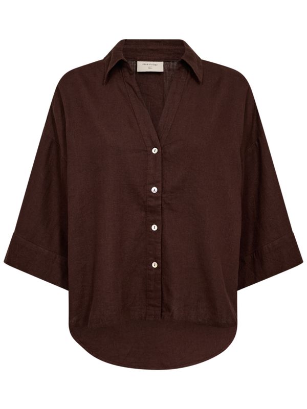 Freequent Blouse Lava Bruin 2900081744054