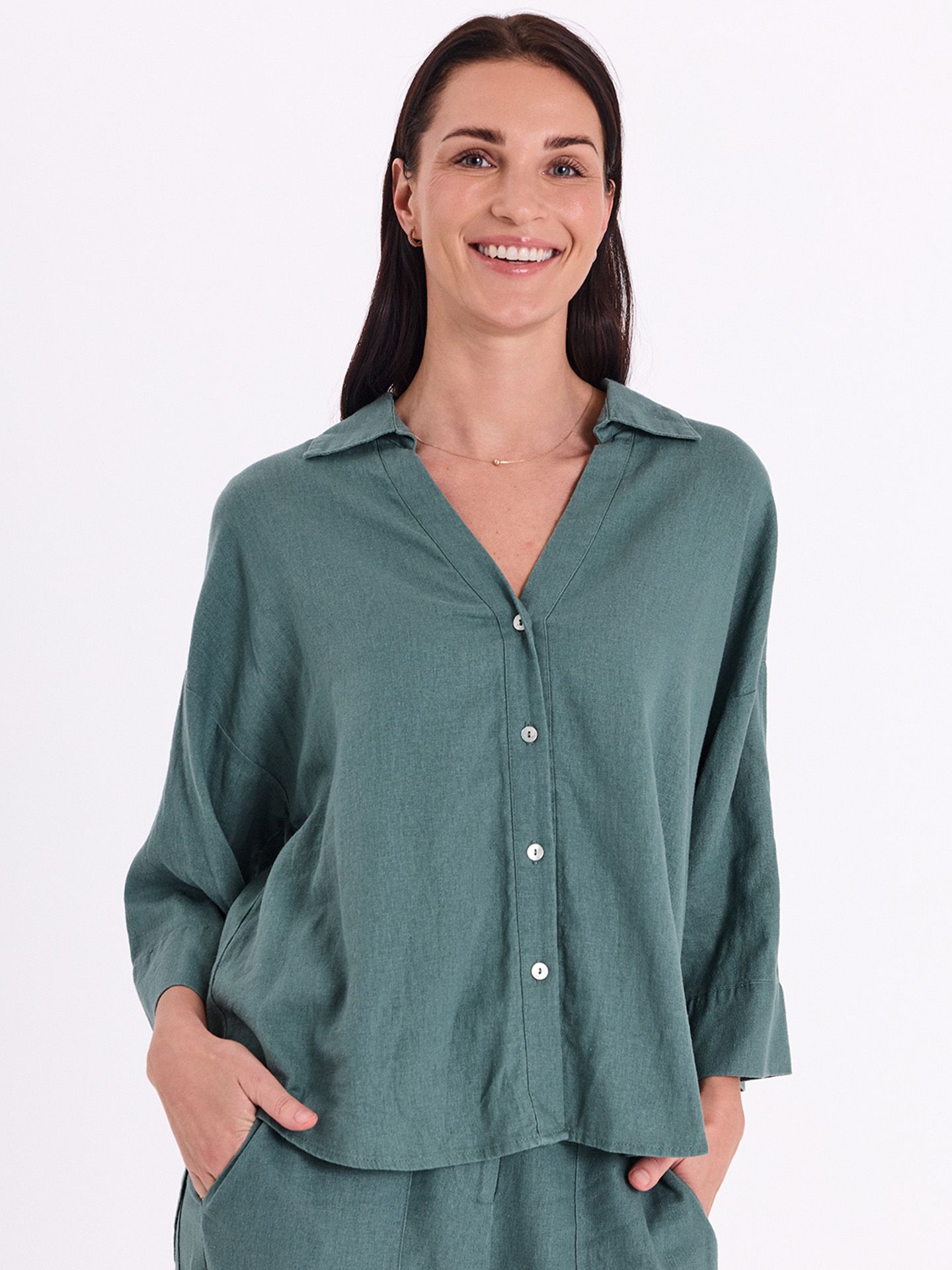 Freequent Blouse Lava Groen 00082860-6400