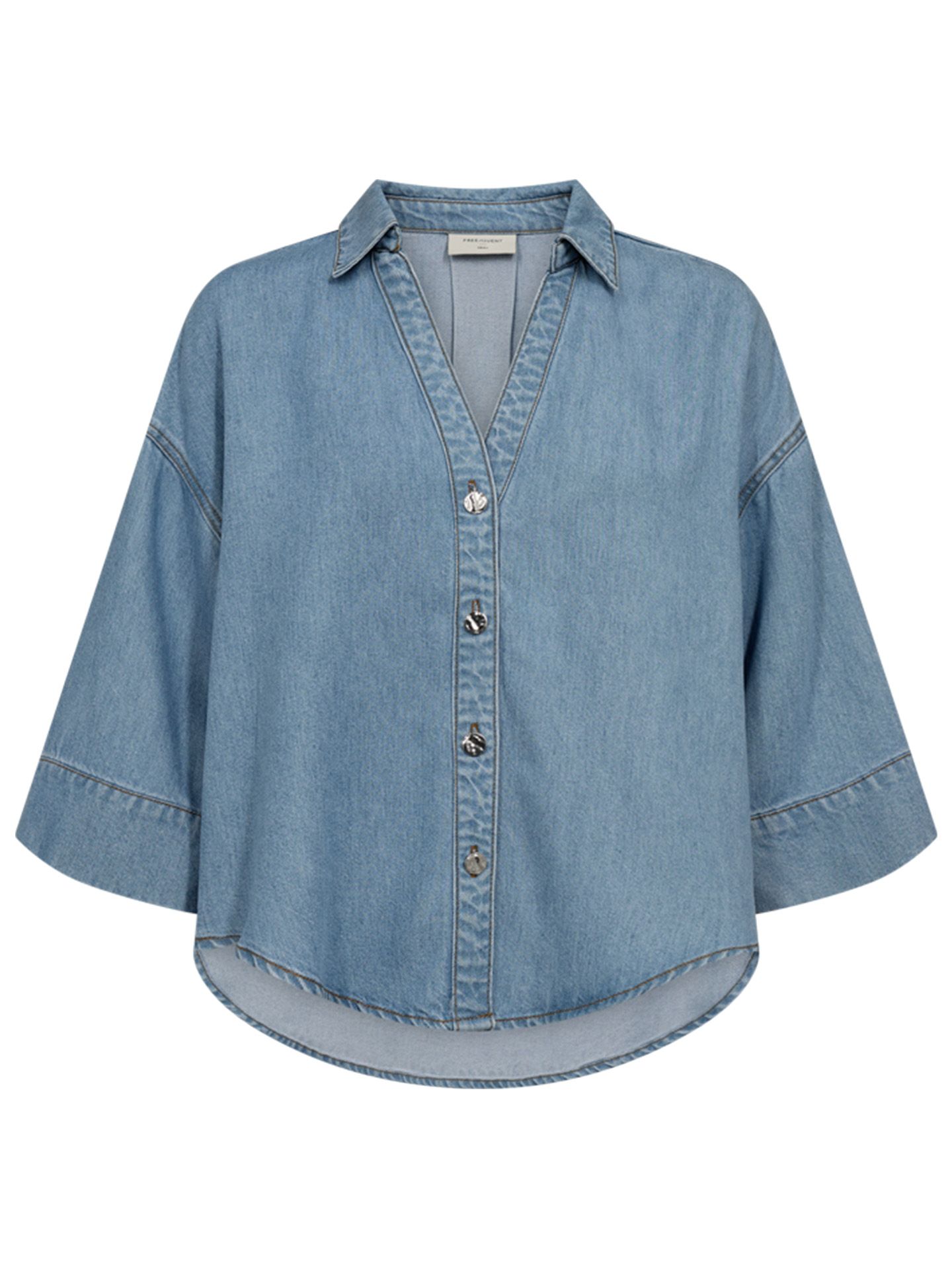 Freequent Blouse Milo Blauw 00082873-500