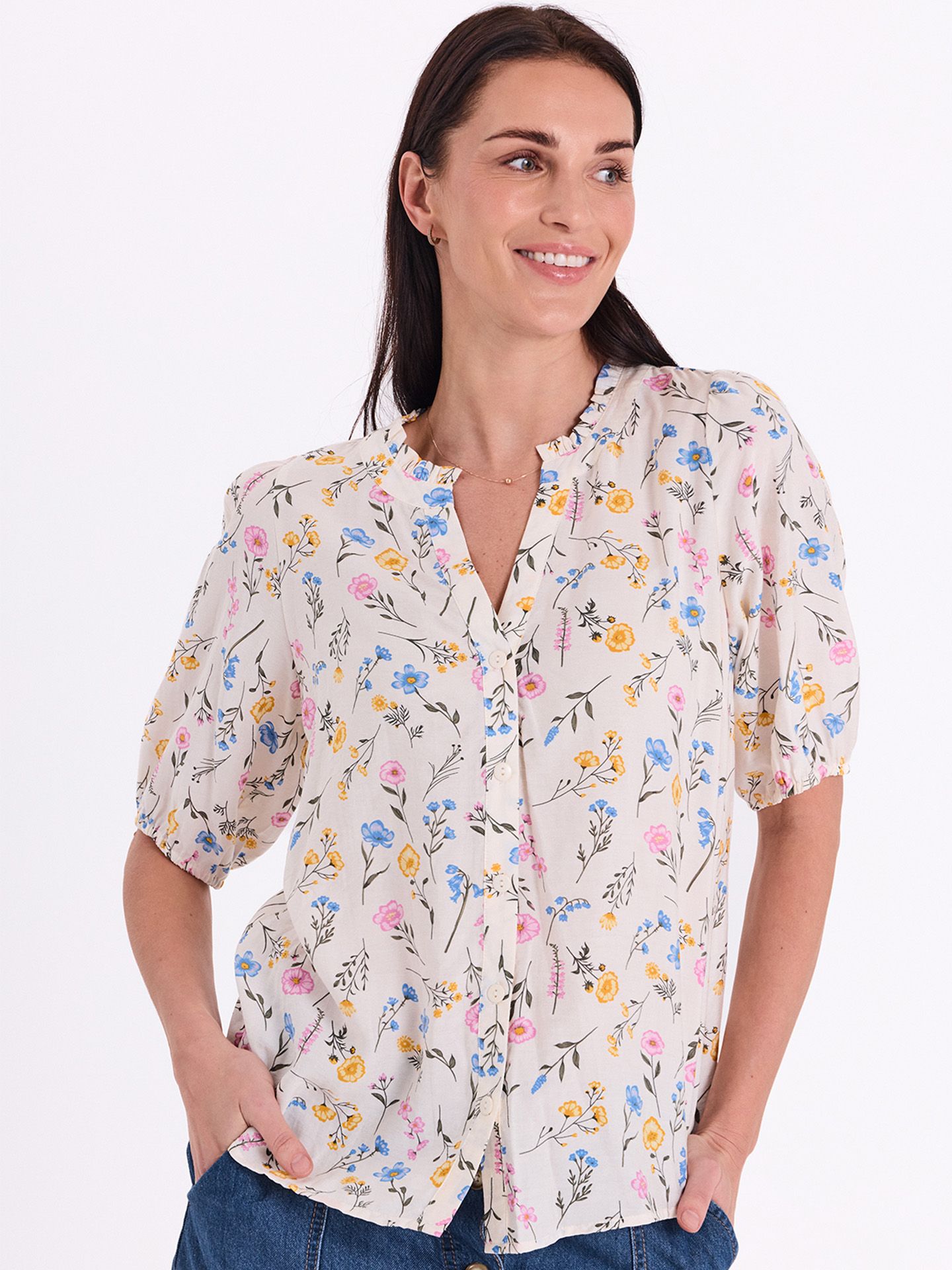 Freequent Blouse Milli Off white 00082877-5050