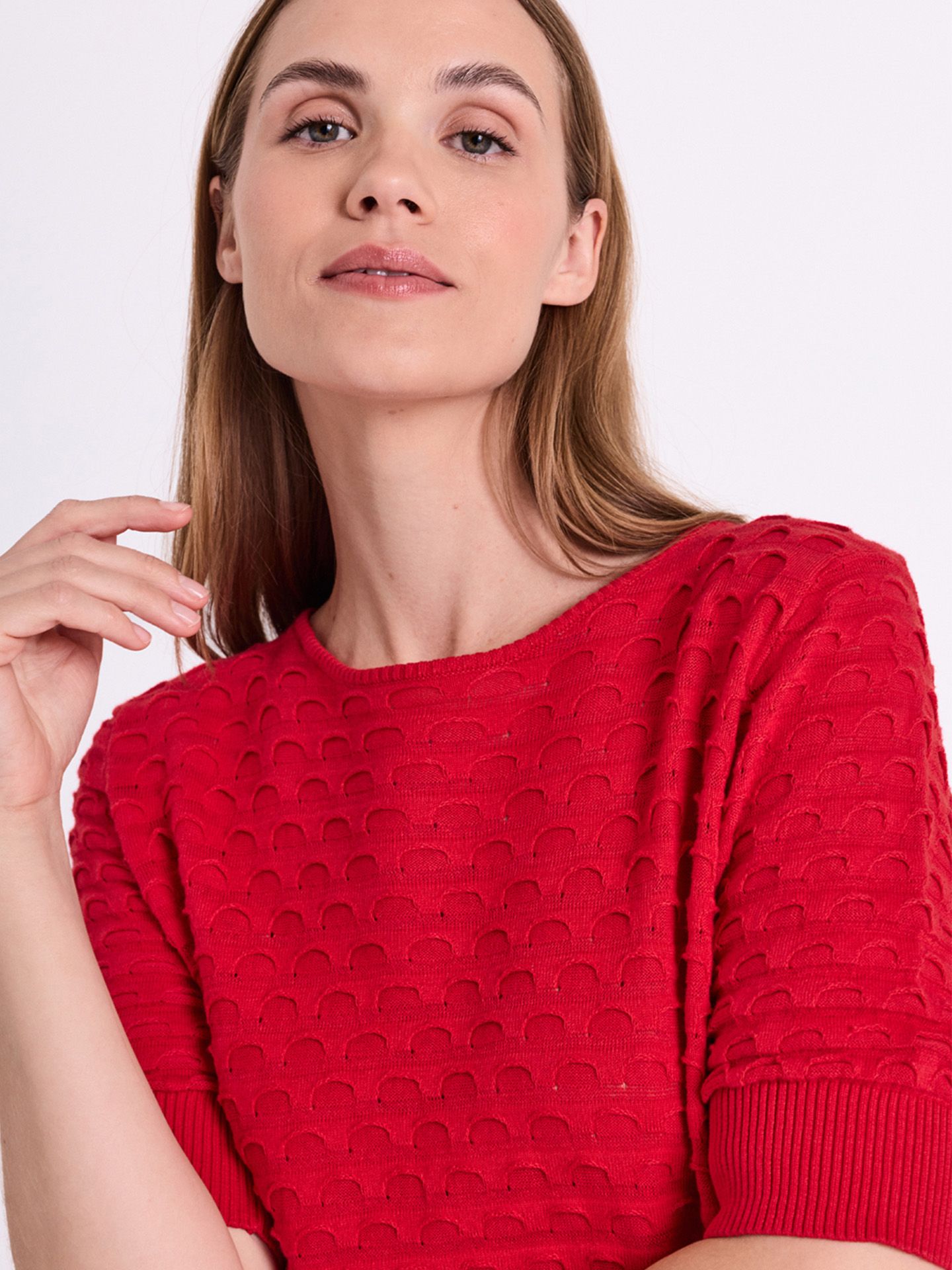 Freequent Trui Dodo Rood 00082882-4800