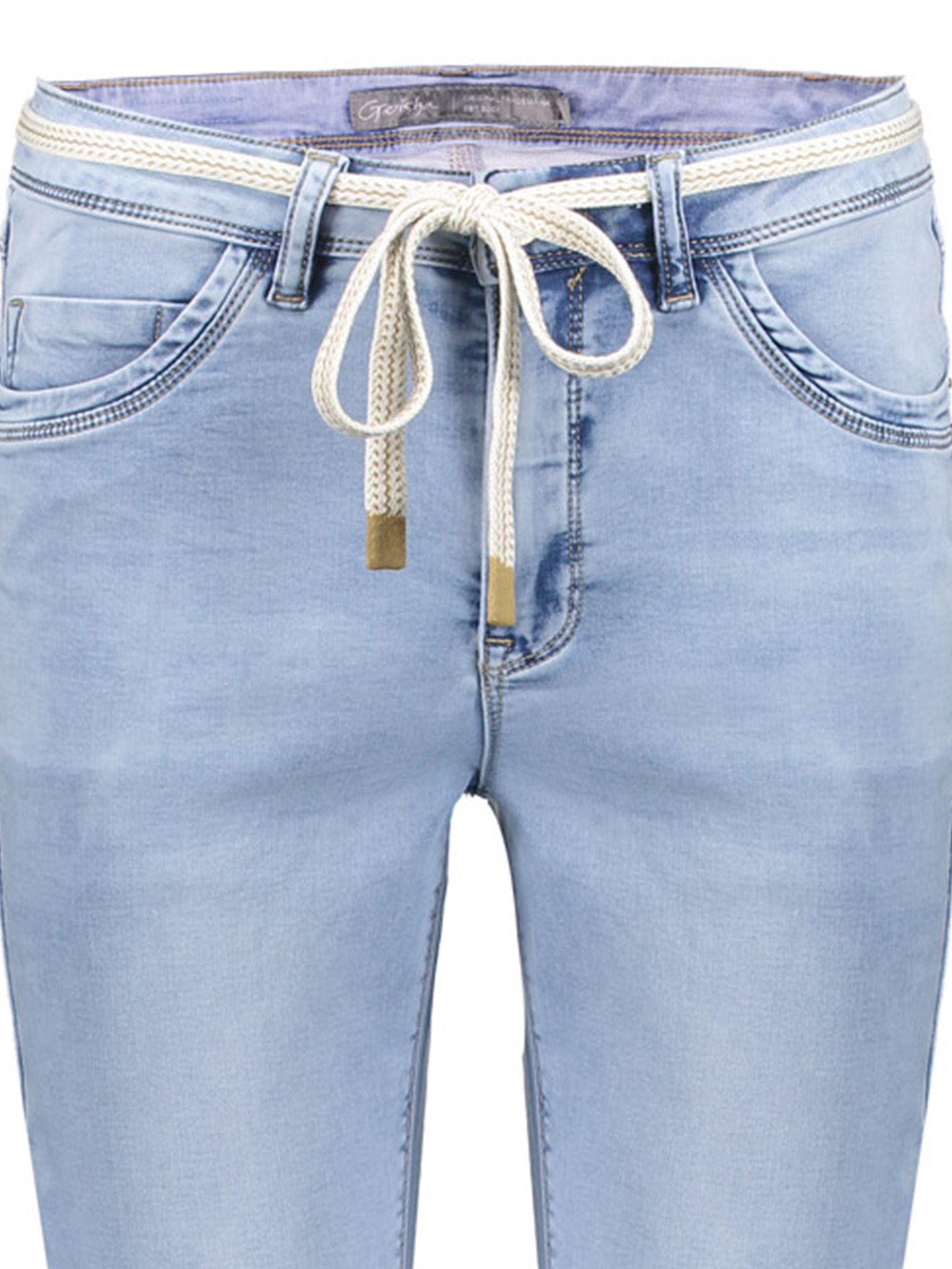 Geisha Slim Fit Jeans Emma 3/4 Blauw 00082891-500