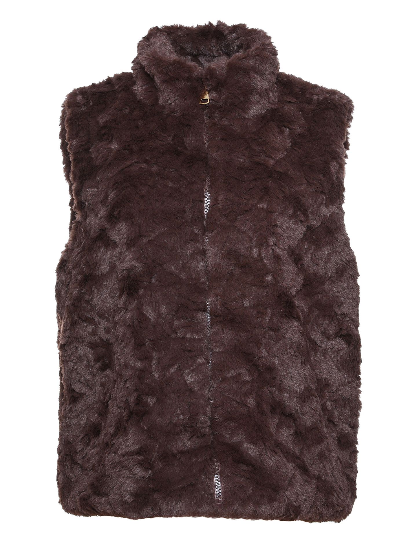 Schijvens mode Vest Kathy Bruin 00082895-5800