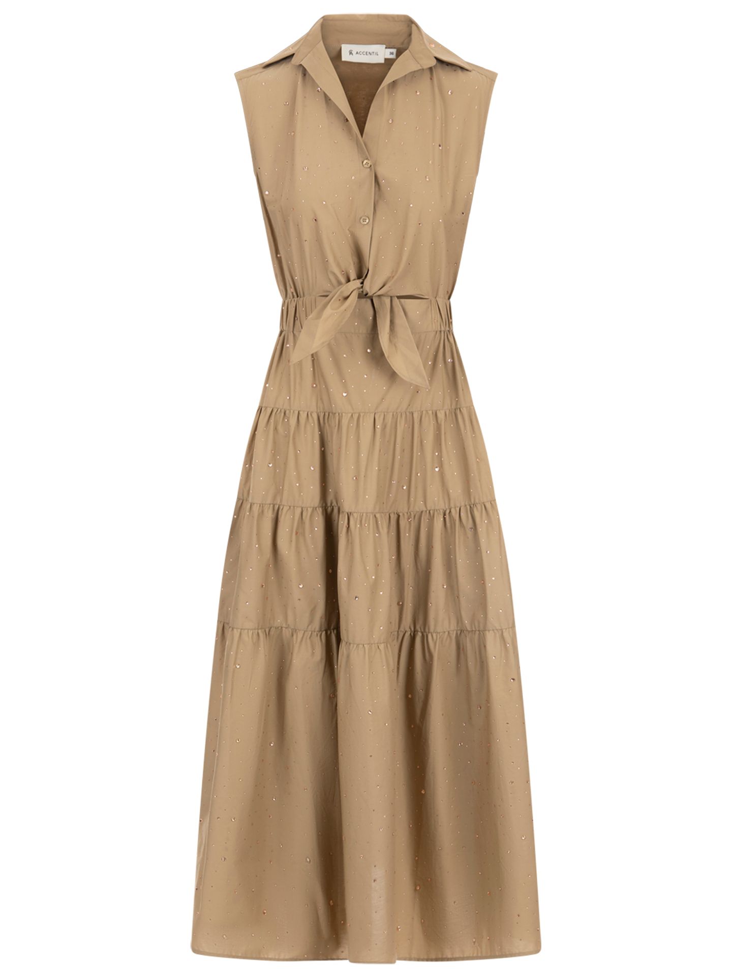 Accentil Jurk Robin Camel 00082909-5310