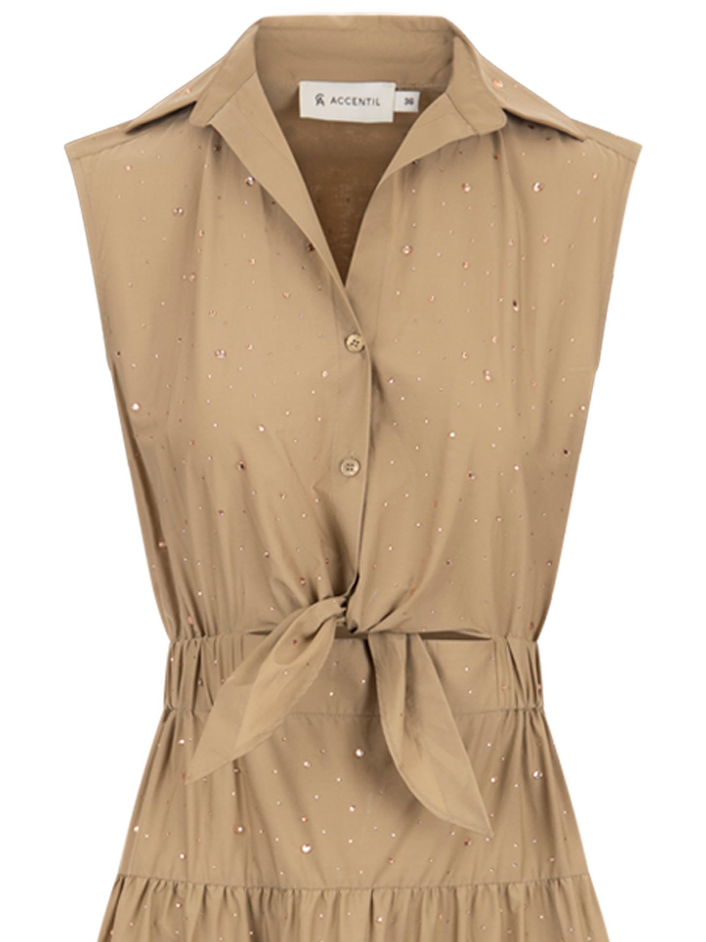 Accentil Jurk Robin Camel 00082909-5310