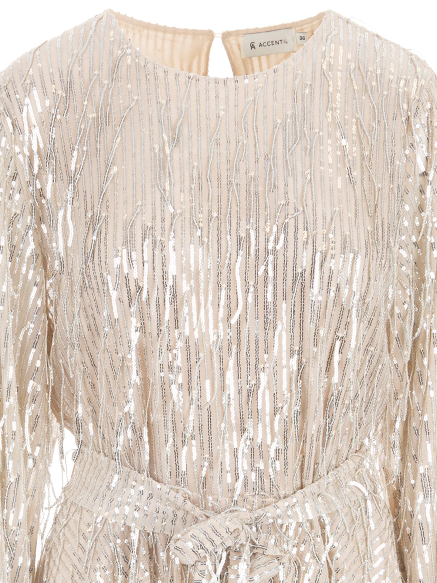 Accentil Jurk Carmen Beige 00082924-5200