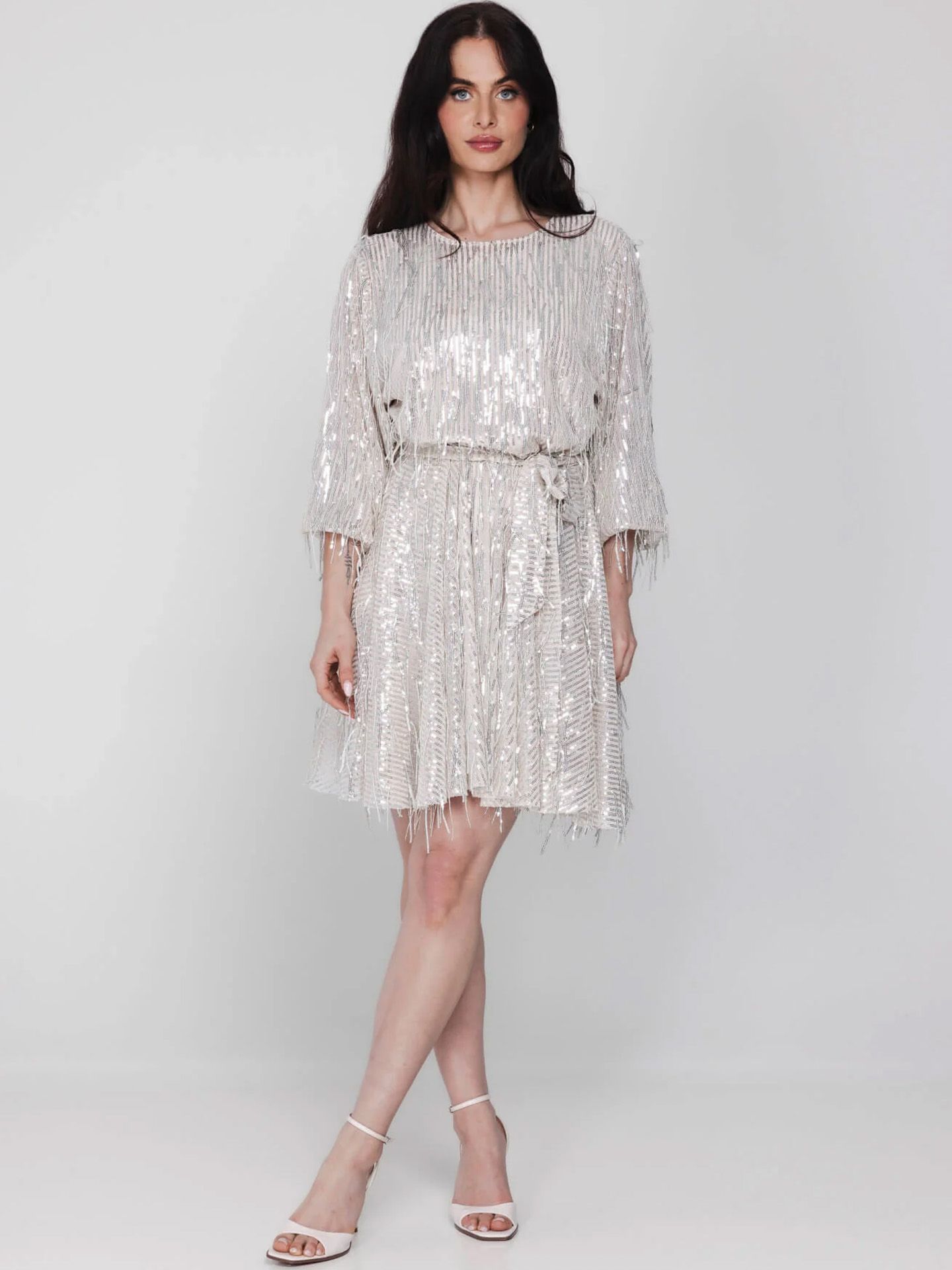 Accentil Jurk Carmen Beige 00082924-5200