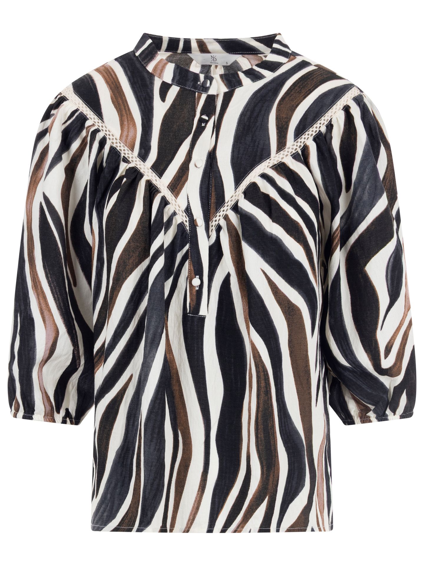 NED Blouse Bobin Zwart 00082949-7500