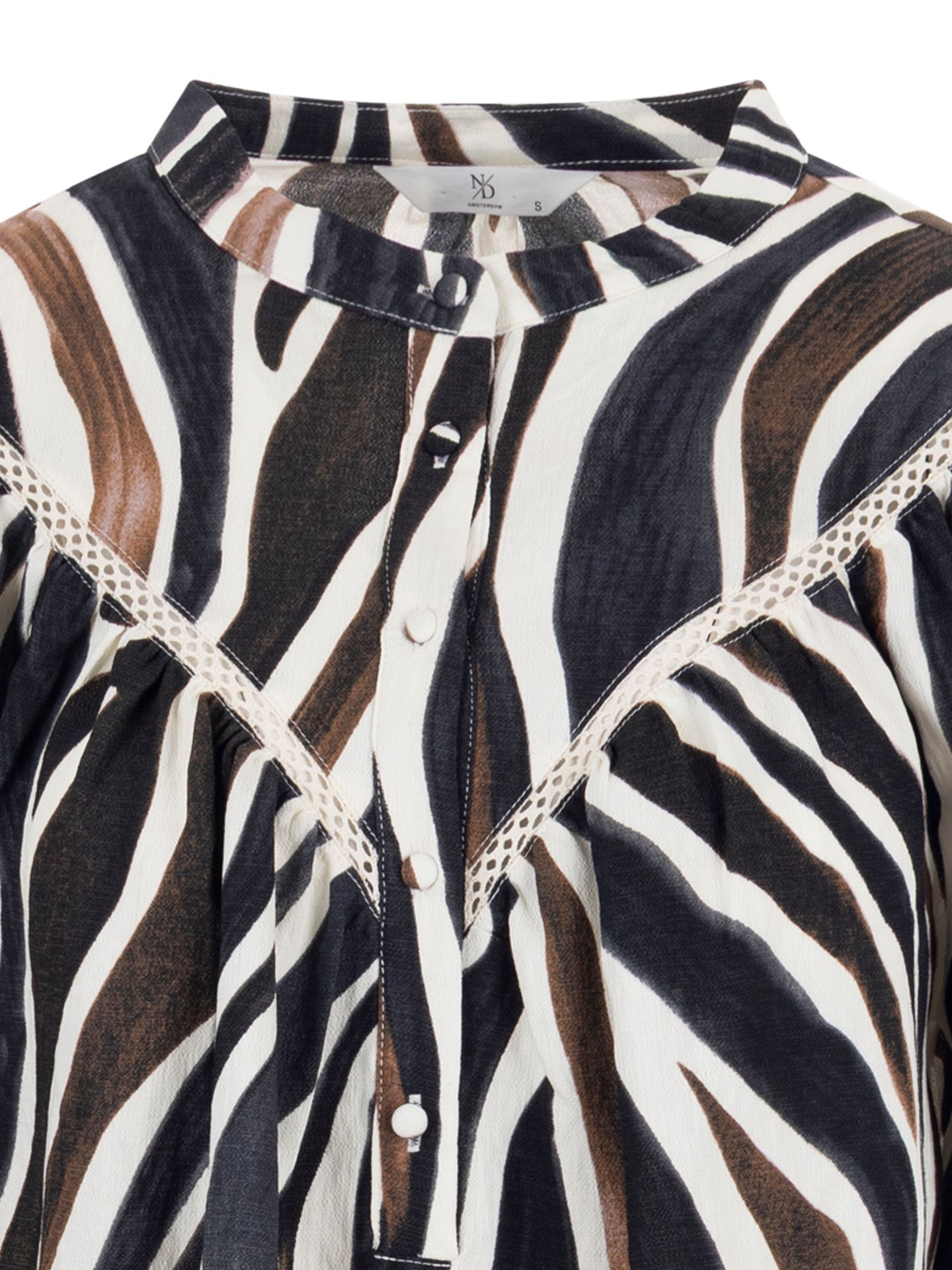 NED Blouse Bobin Zwart 00082949-7500