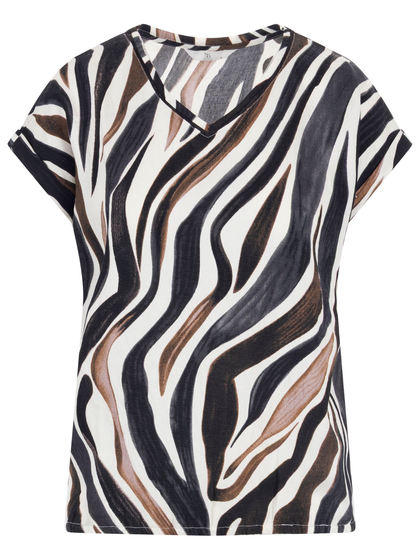 NED Blouse Nox Zwart 00082950-7500