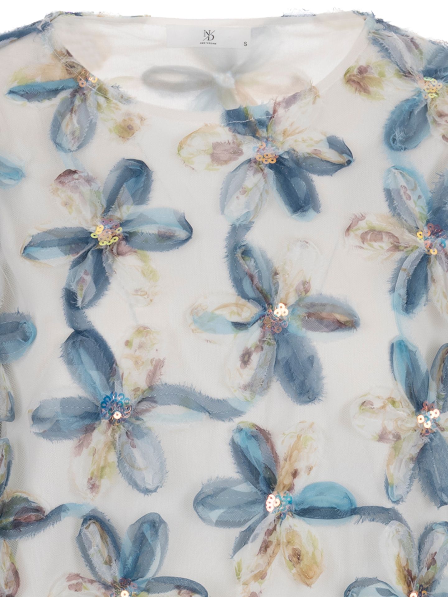 NED Blouse Lucea Blauw 00082964-1350