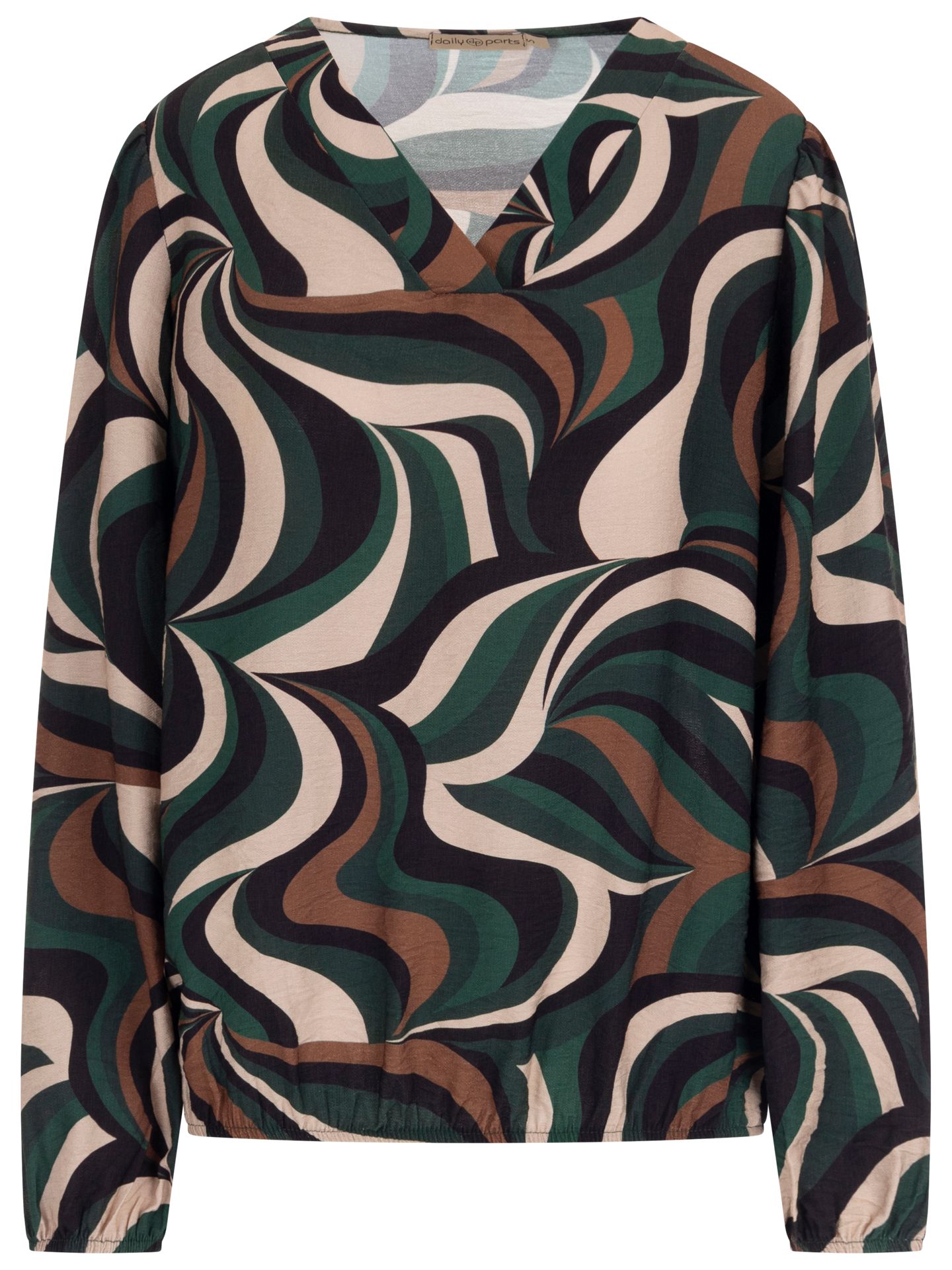 daily parts Blouse Moon Groen 2900079290051