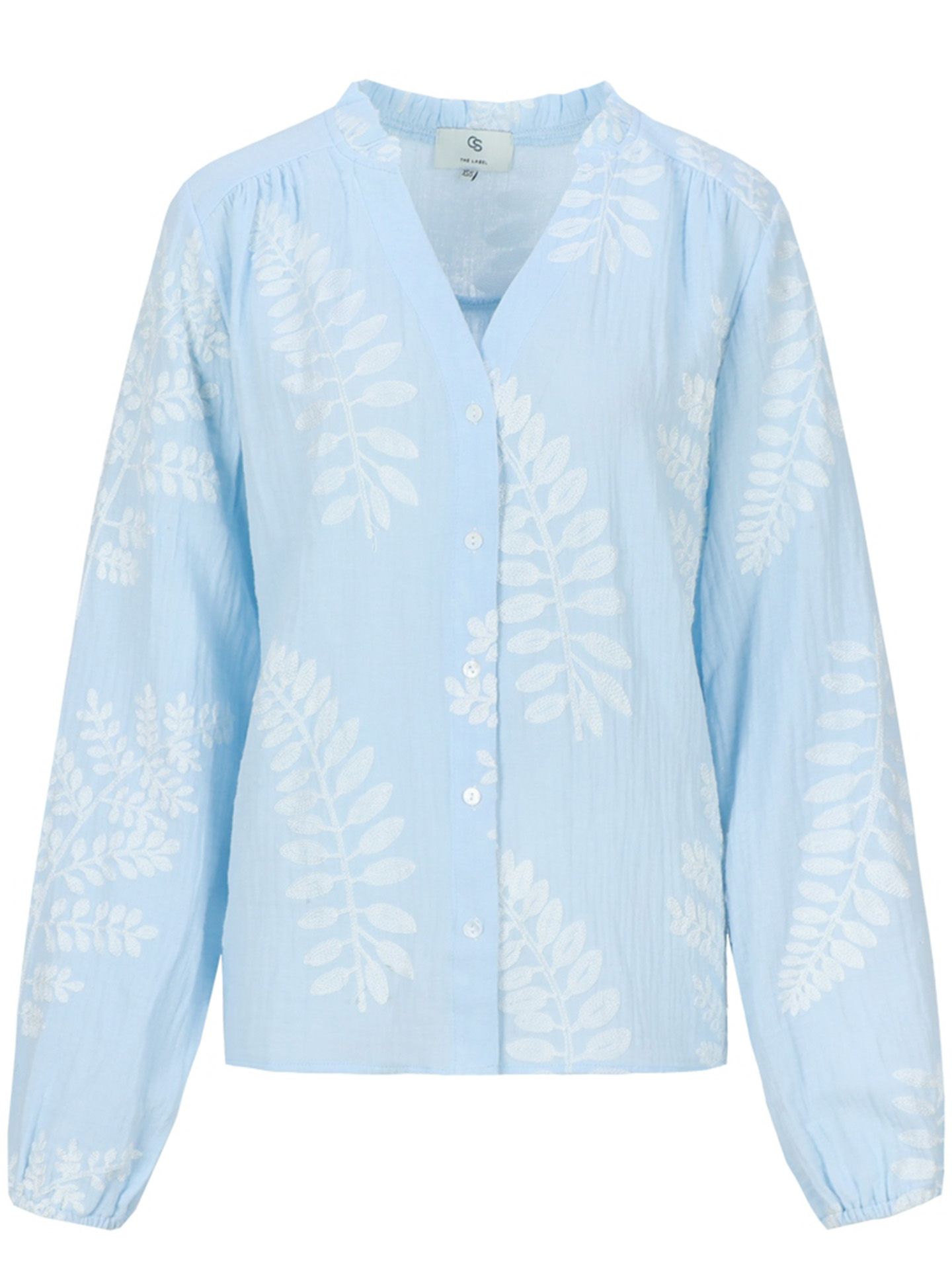 C&S The Label Blouse Lize Blauw 00083002-1600