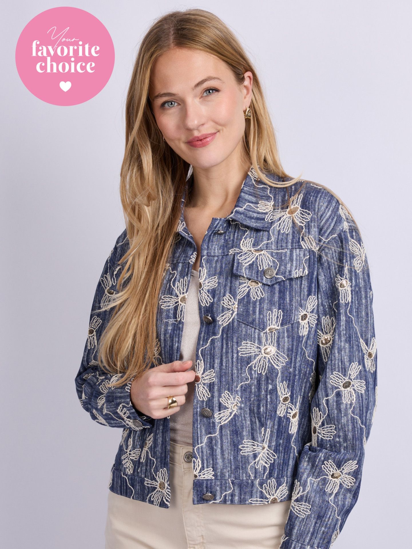 C&S The Label Blazer Juul Blauw 00083003-1300