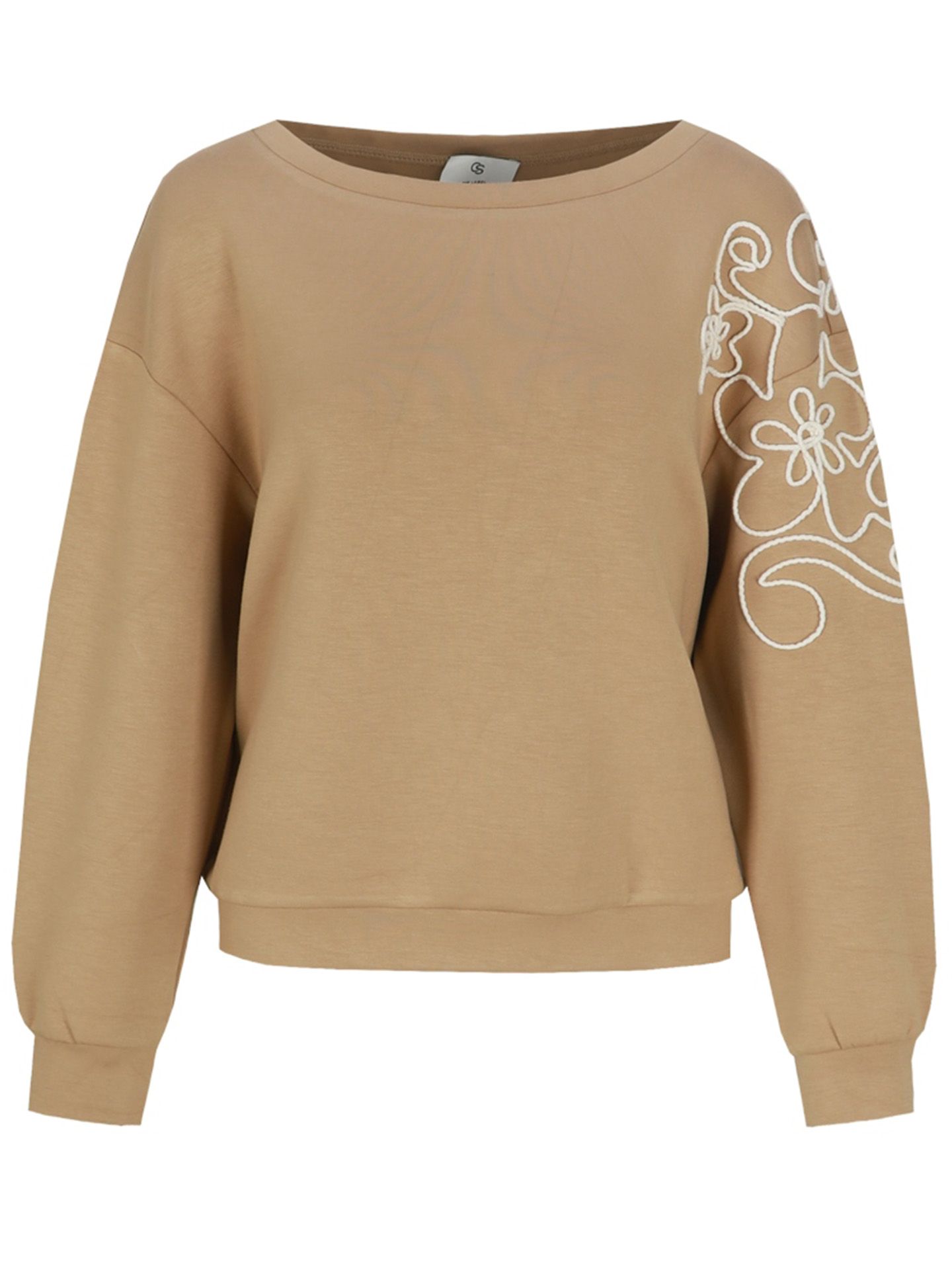 C&S The Label Sweater Wilhelmina Camel 00083005-5300