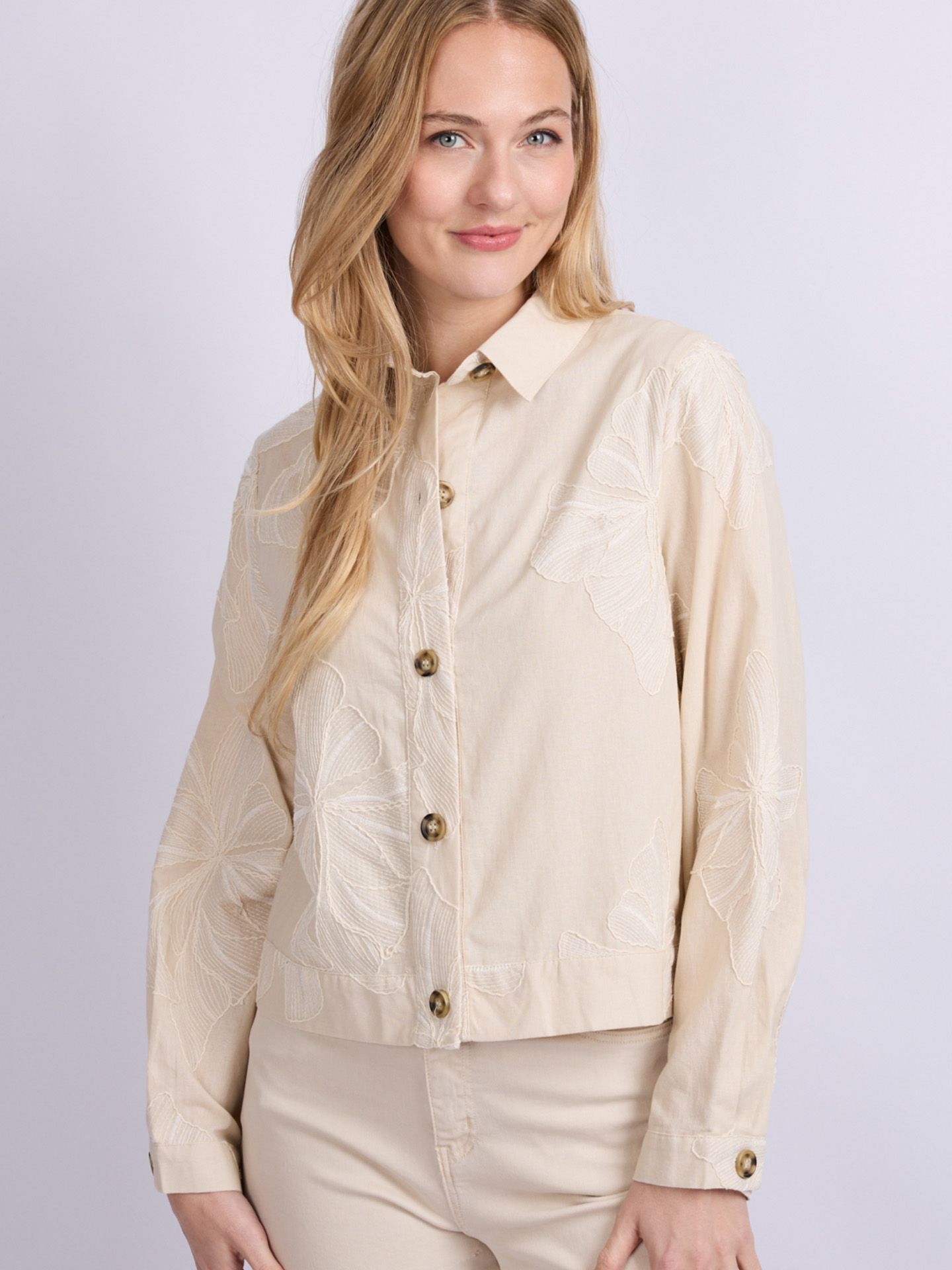 C&S The Label Blouse Lunae Beige 00083008-5200
