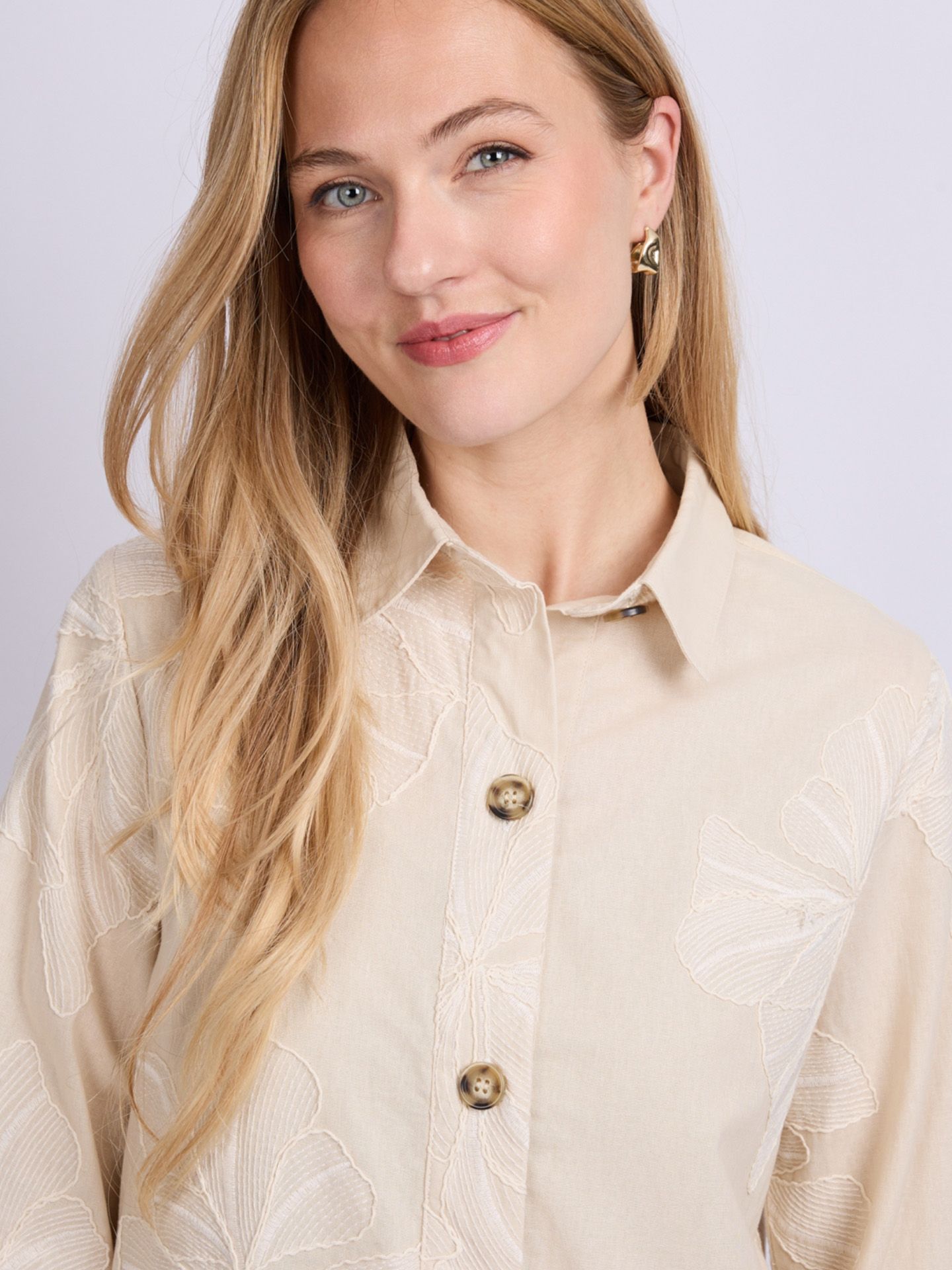 C&S The Label Blouse Lunae Beige 00083008-5200