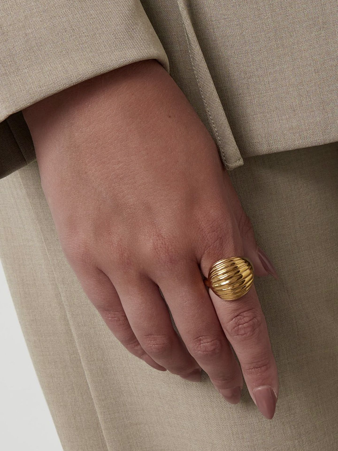Schijvens mode Ring Moon Goud 00083026-2400