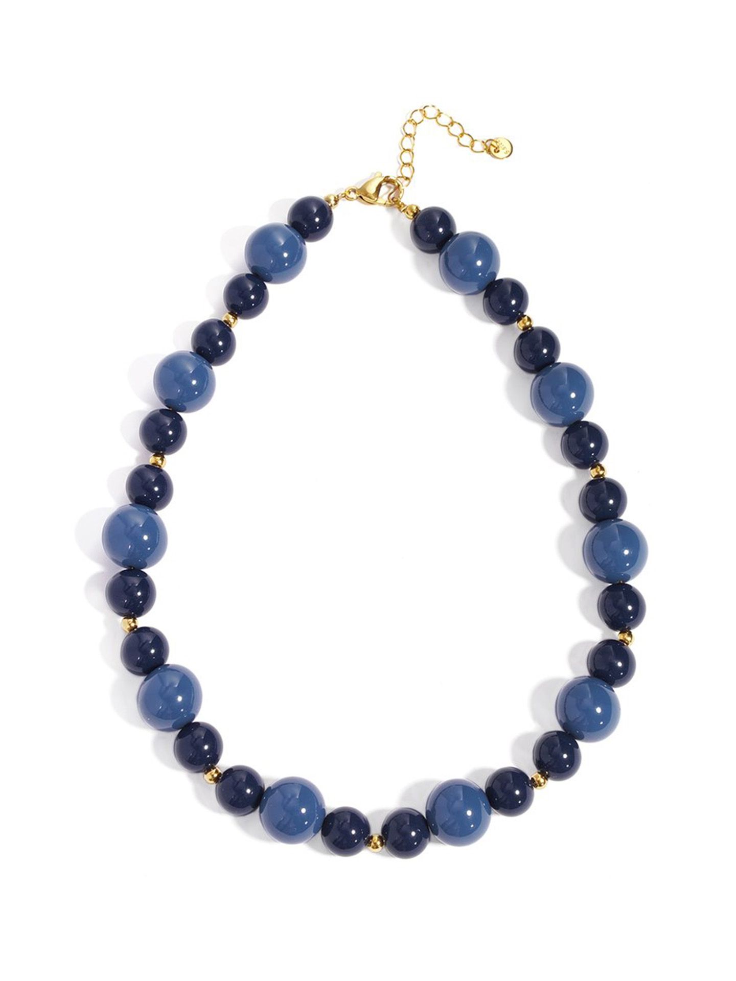 Schijvens mode Ketting Marloes Blauw 00083033-1500