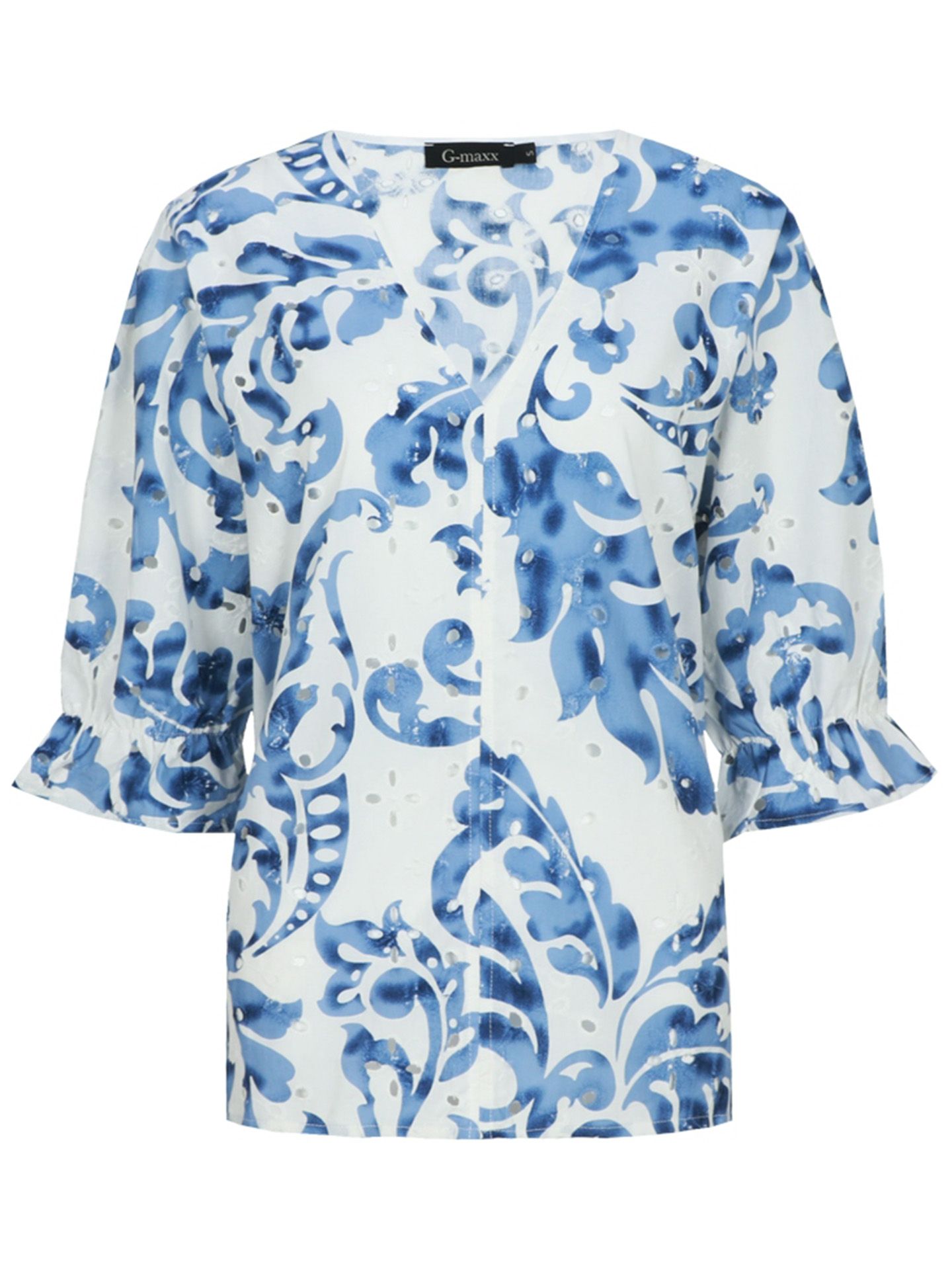 G-Maxx Blouse Ophelia Blauw 00083040-1350