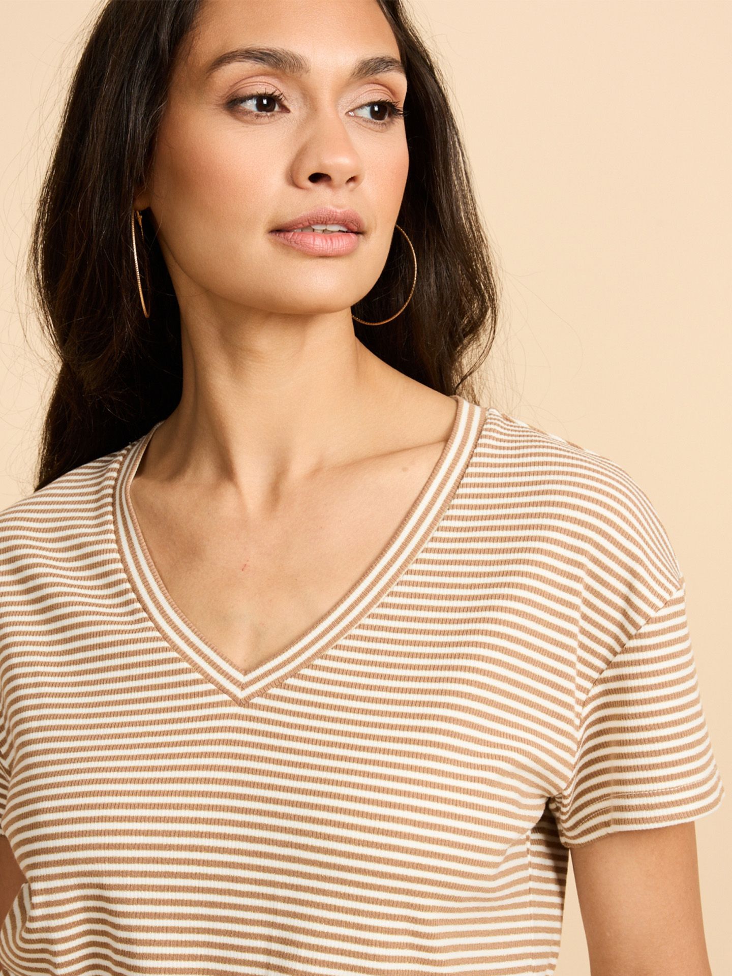 G-Maxx T-shirt Tirza Camel 00083046-5300