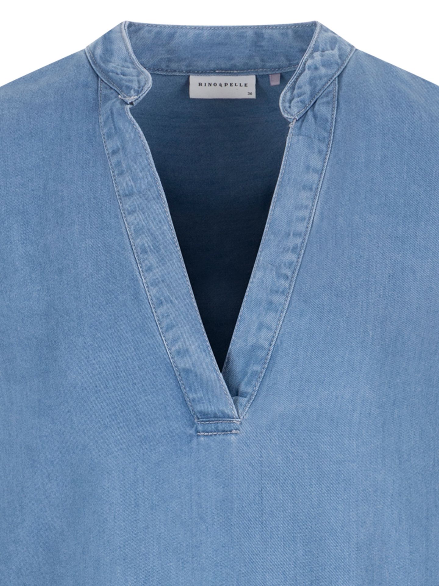 Rino & Pelle Blouse Kamar Blauw 00083107-800