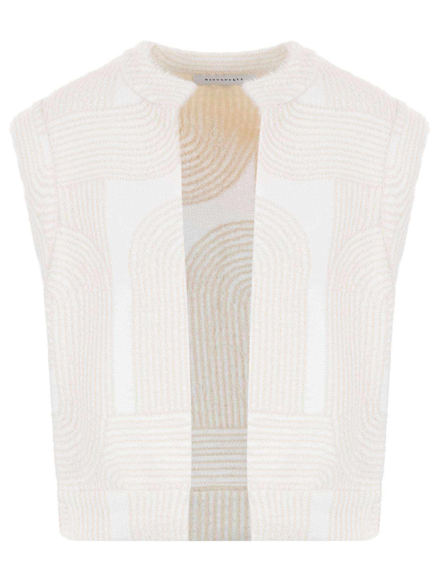 Rino & Pelle Gilet Elona Off white 00083111-5000