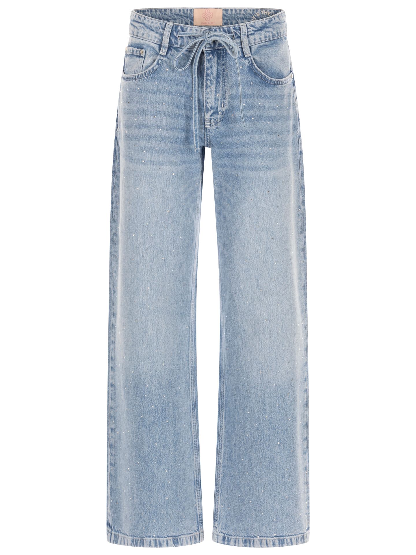 Para Mi Wide Jeans Mira Sparkle Blauw 00083115-500
