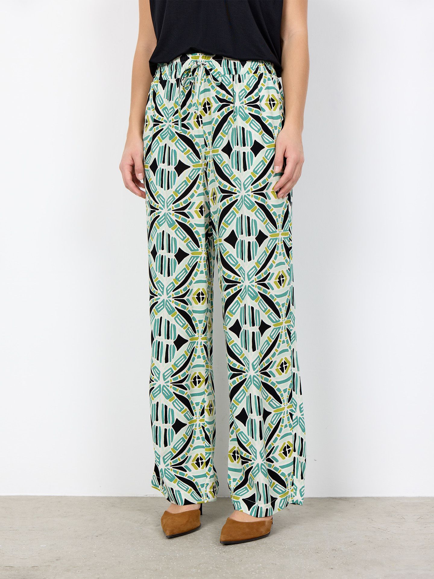 Soyaconcept Pantalon Cassiel Groen 00083137-6450