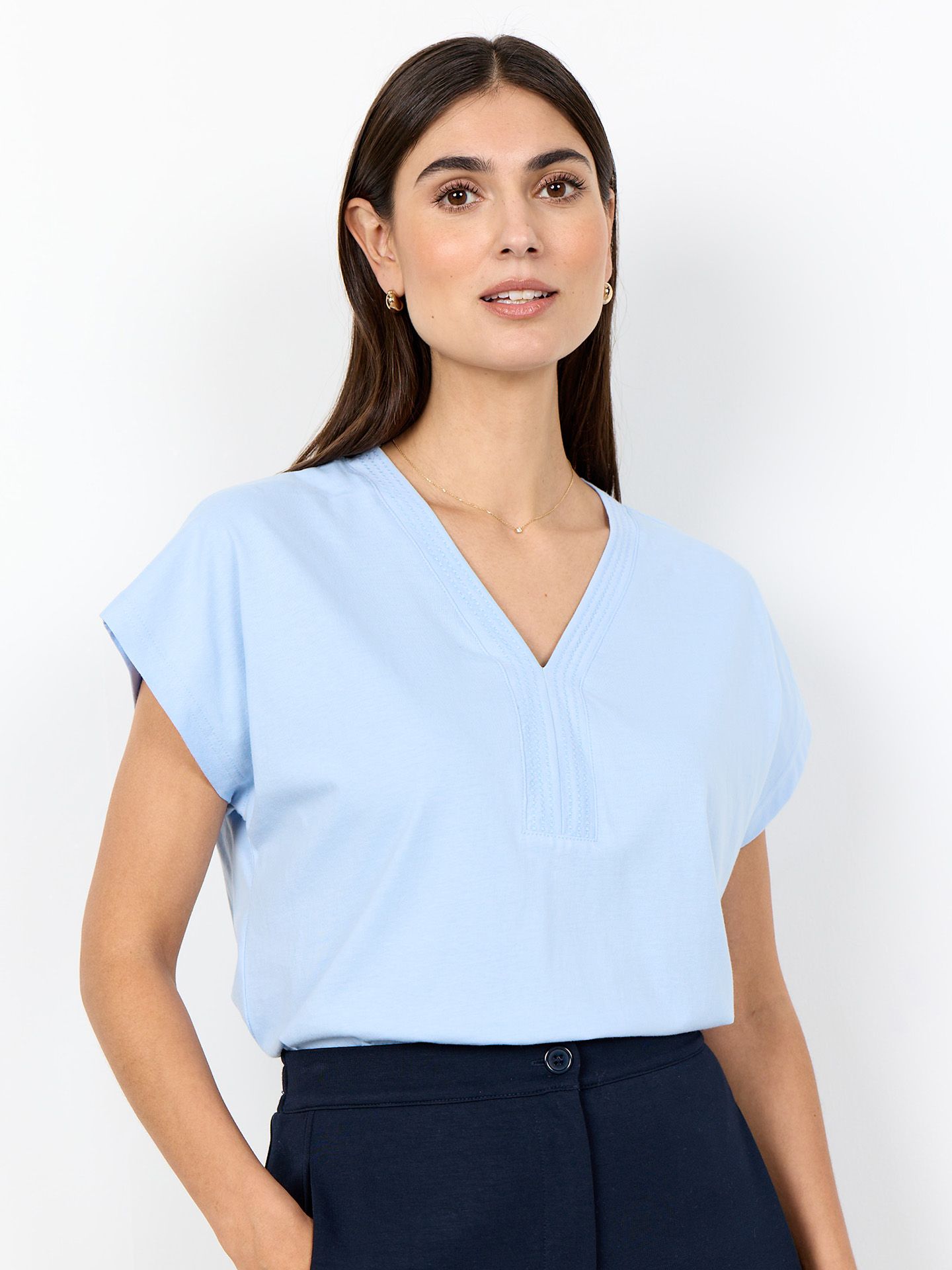 Soyaconcept T-shirt Derby Blauw 00083138-1600