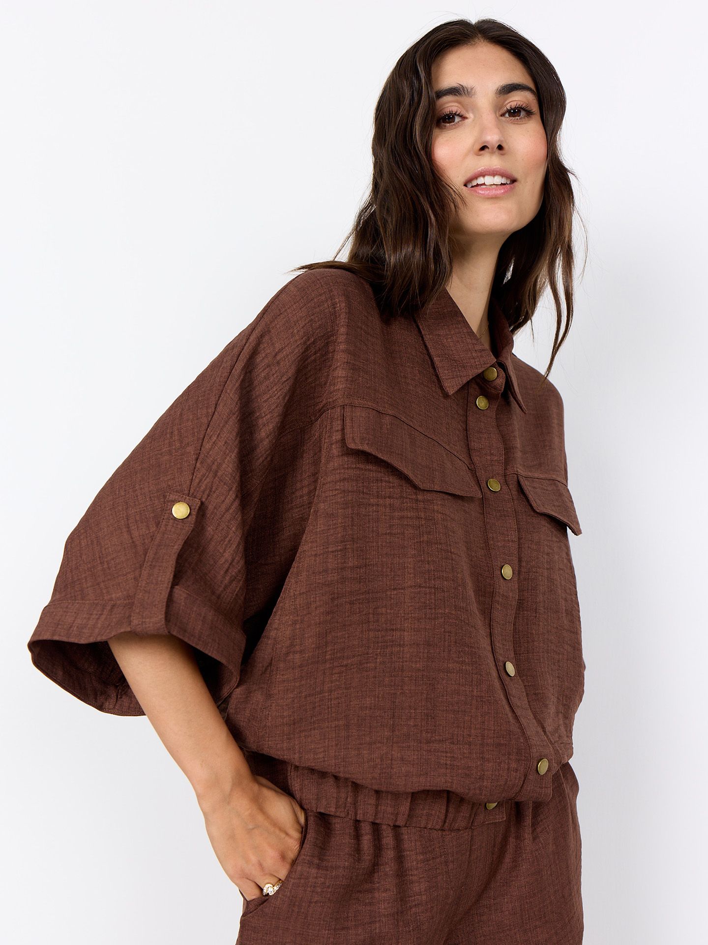 Soyaconcept Blouse Charissa  Bruin 00083142-5800