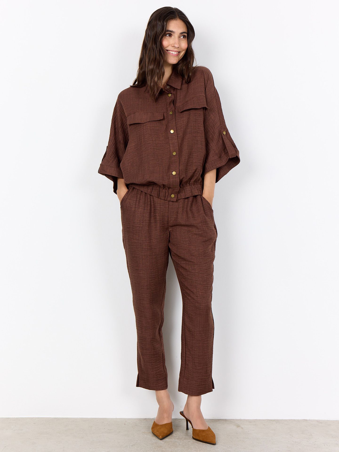 Soyaconcept Blouse Charissa  Bruin 00083142-5800