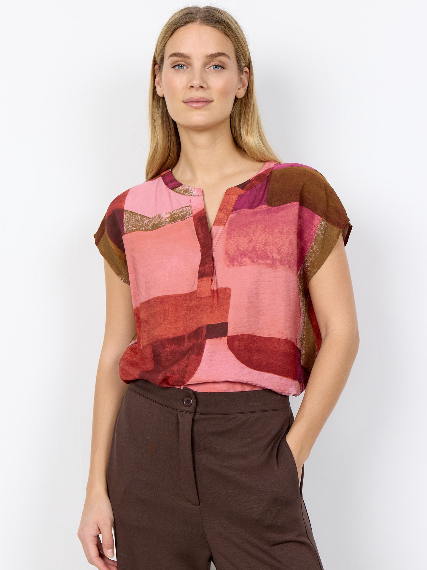 Soyaconcept Blouse Catania Roze 00083144-4600