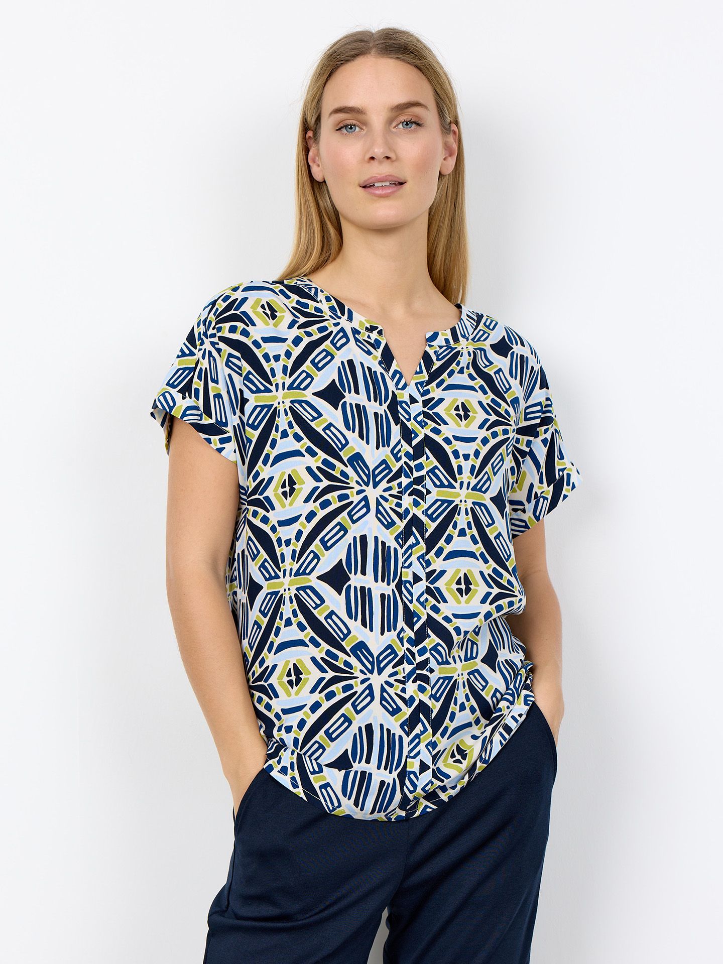 Soyaconcept Blouse Cassiel Blauw 00083148-1500