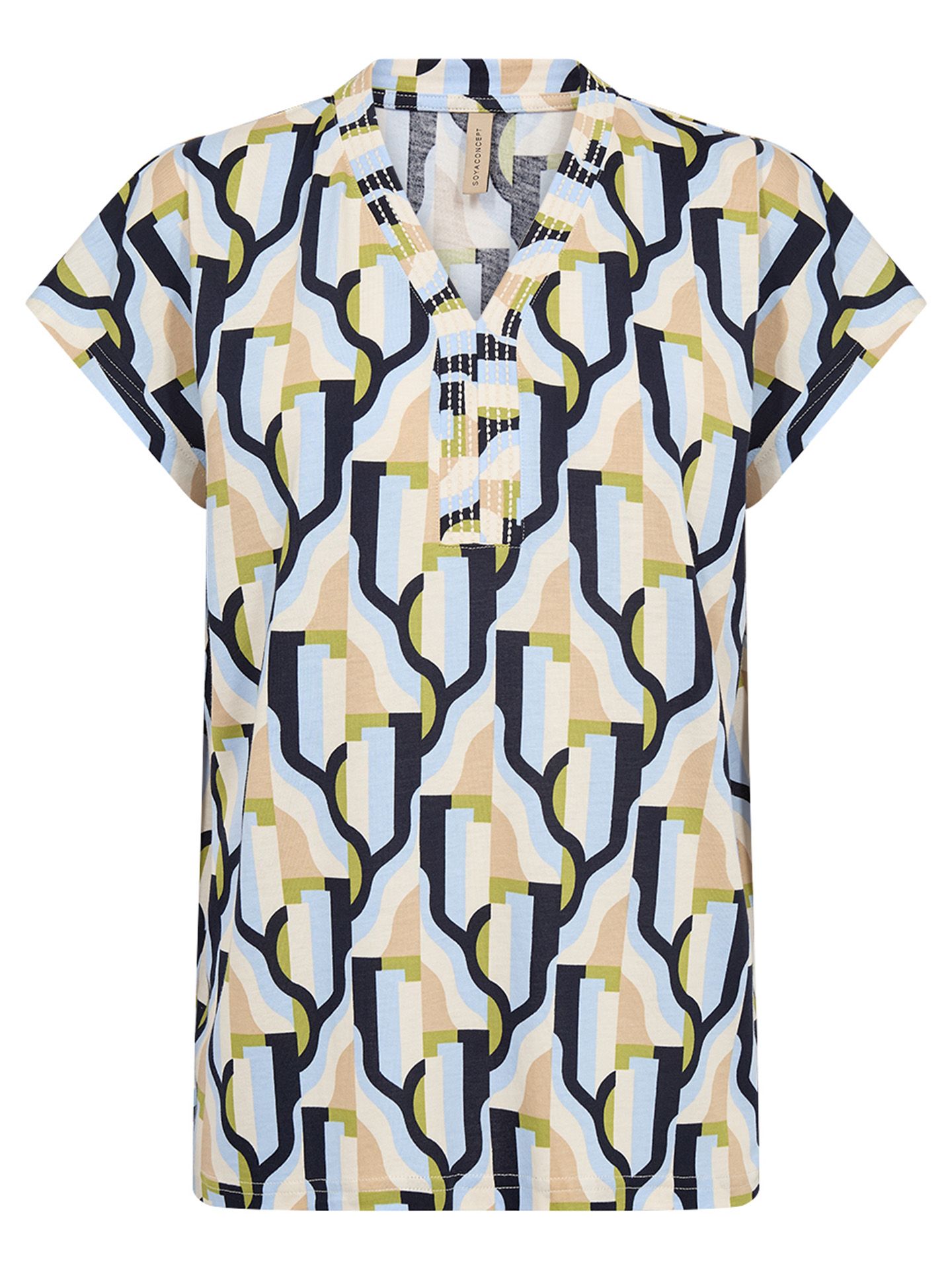 Soyaconcept T-Shirt Felicity Blauw 00083151-1600