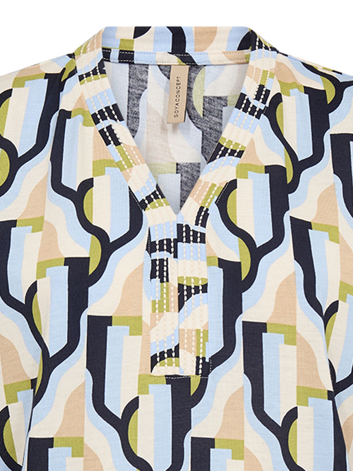 Soyaconcept T-Shirt Felicity Blauw 00083151-1600