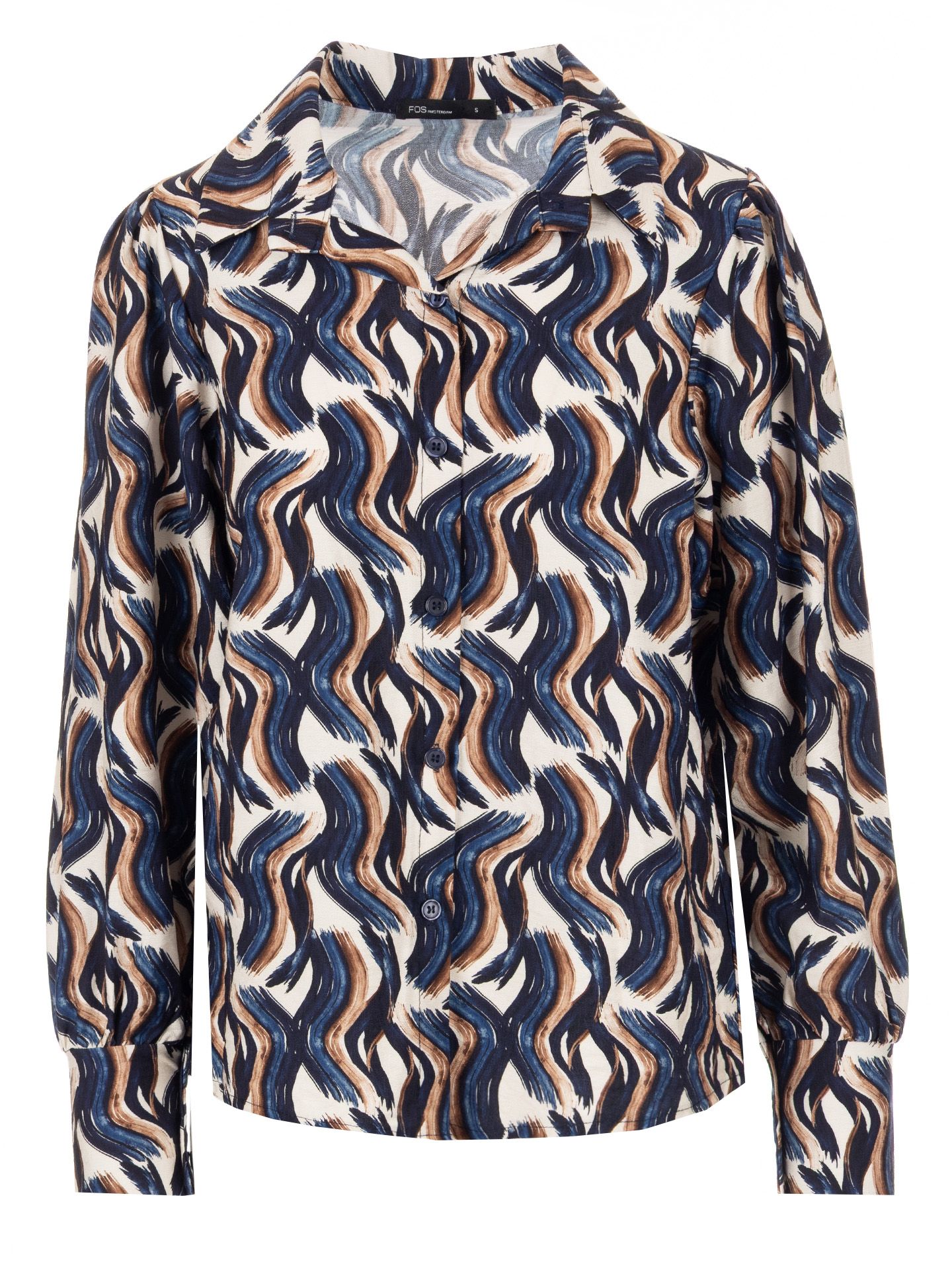 FOS Fashion Blouse Evita Blauw 00083173-1500