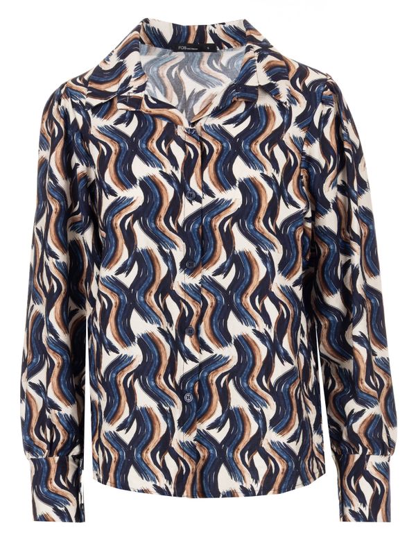 FOS Fashion Blouse Evita Blauw 2900079572058