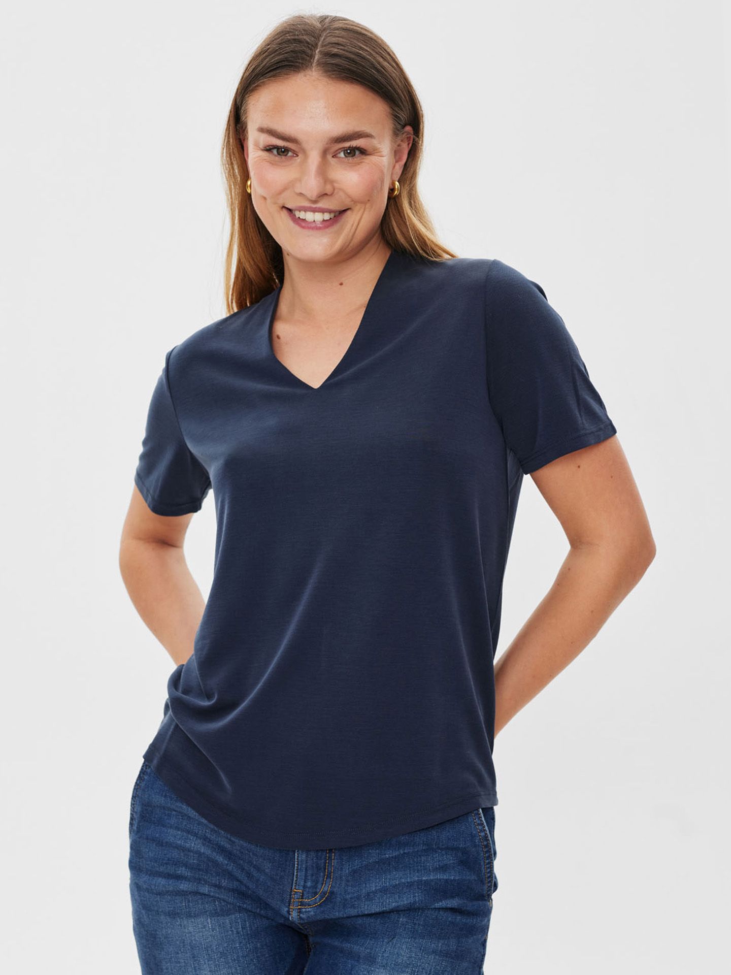 Freequent T-shirt Yr Blauw 00083199-1500